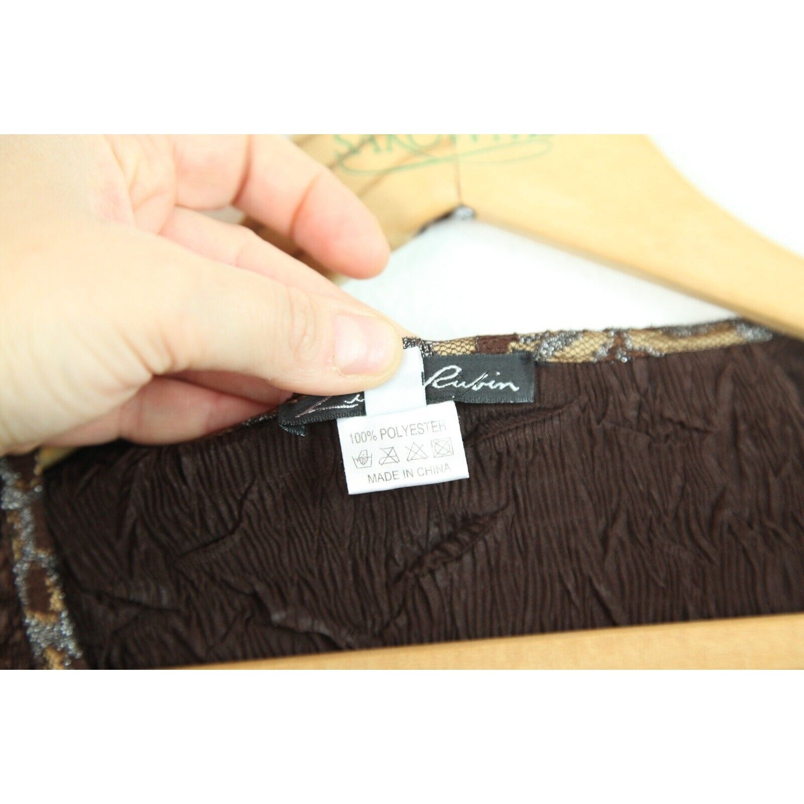 Vintage Y2K Brown Crinkle Open Cardigan Fairy Goth Festival Art to Wear Small