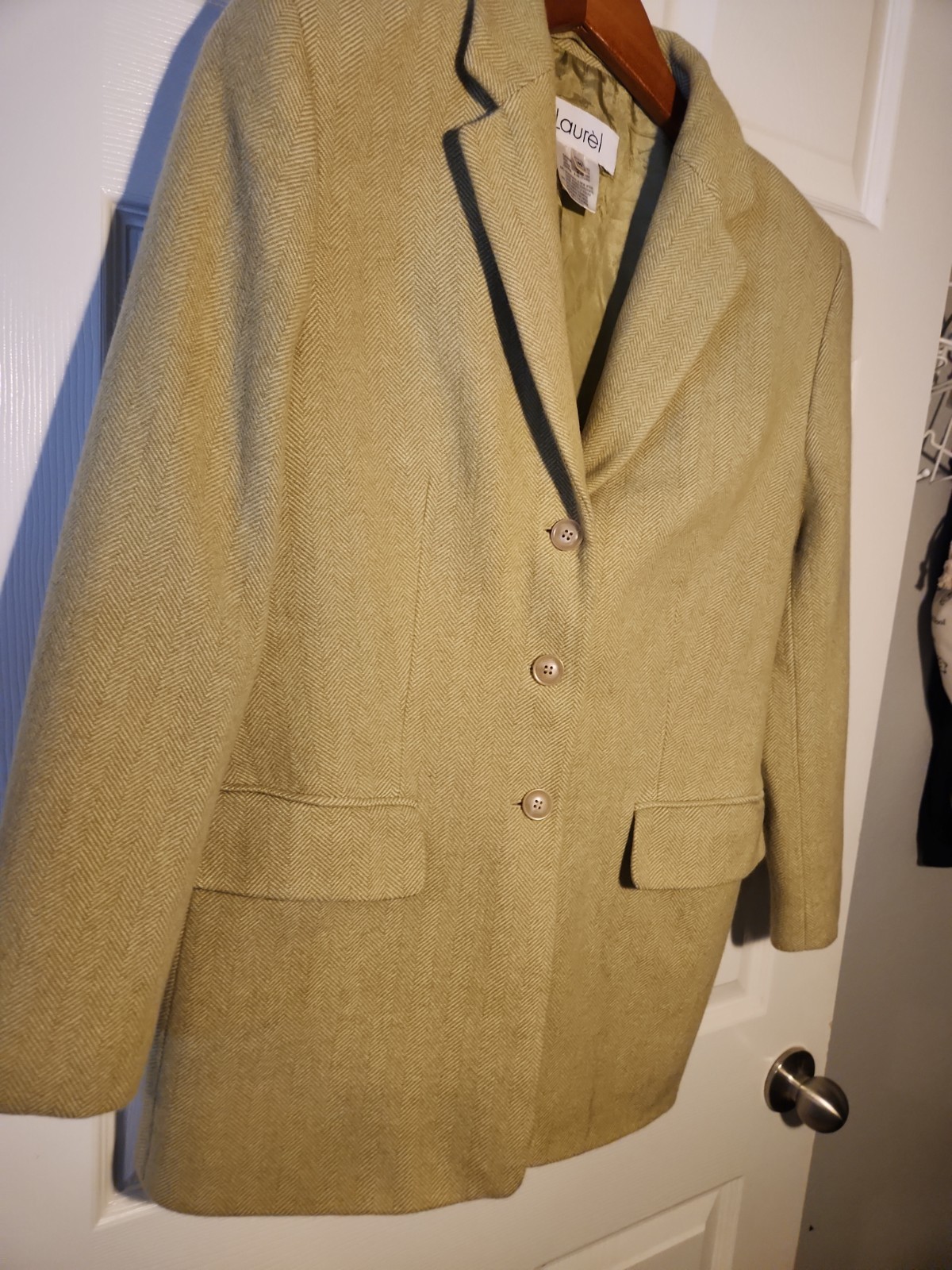 Laurel Women’s Blazer Jacket Wool Cashmere Size 40 US 8 Premium Rare Germany
