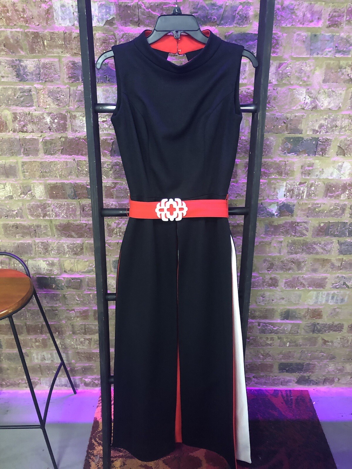 Vintage Alfred Werber Women’s Sleeveless Long Paneled Coat Dress Sz 10