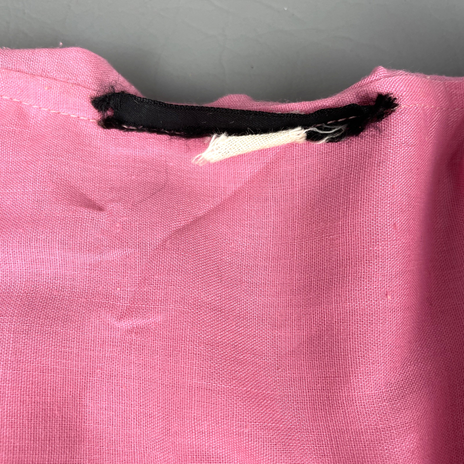VTG 70s Pink Ruffle Front Blouse Bell Sleeve Button Down Top Womens S Barbiecore