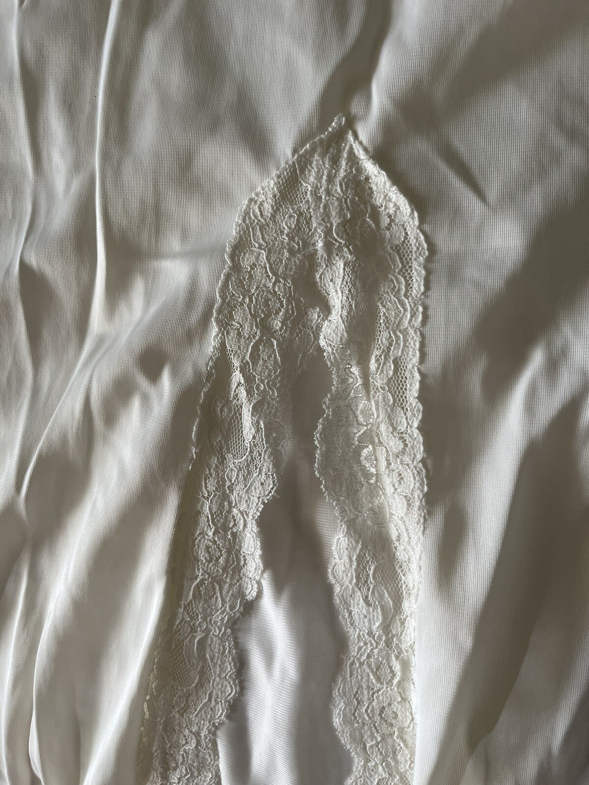 Vintage Gaymode Full Length Slip or Nightgown Delicate Lace Trim 34/12