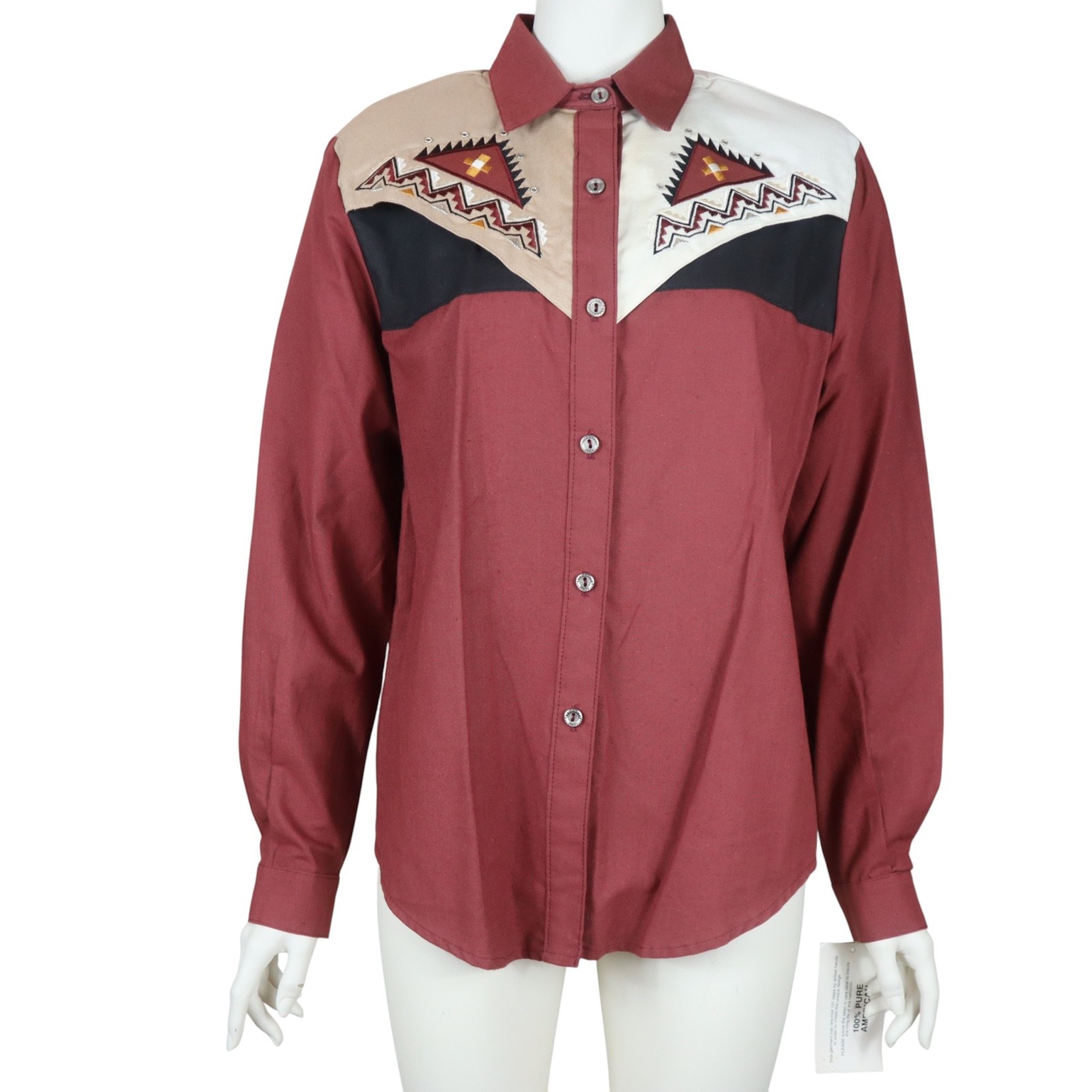 Vintage 1849 Authentic Ranchwear Shirt Southwestern Embroidered Women’s Small