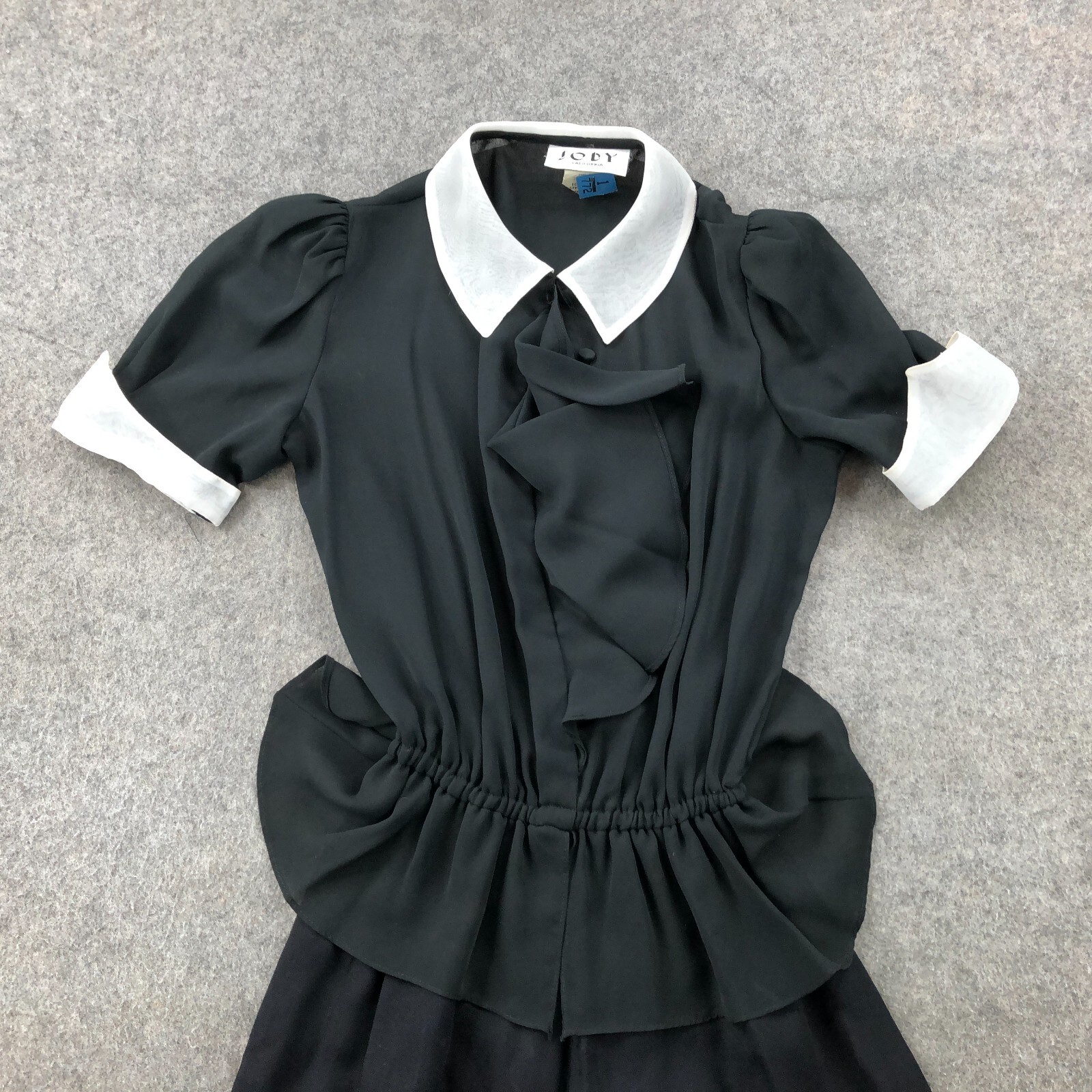 Vintage Jody T of California Jumpsuit Womens 3 Black Romper Casual