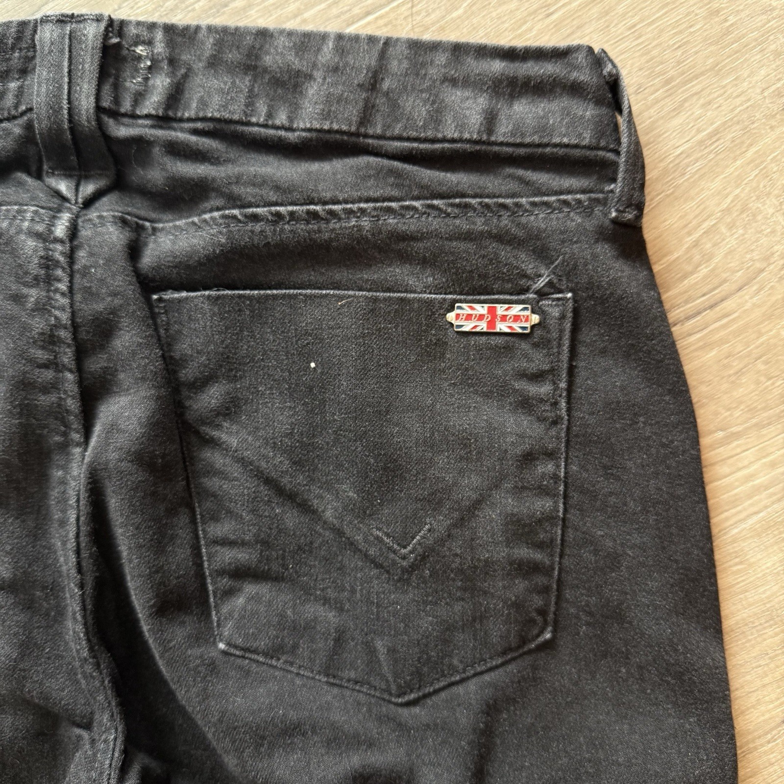 Vintage 90s Hudson Bellbottom Flare Jeans Black Women’s Size 26