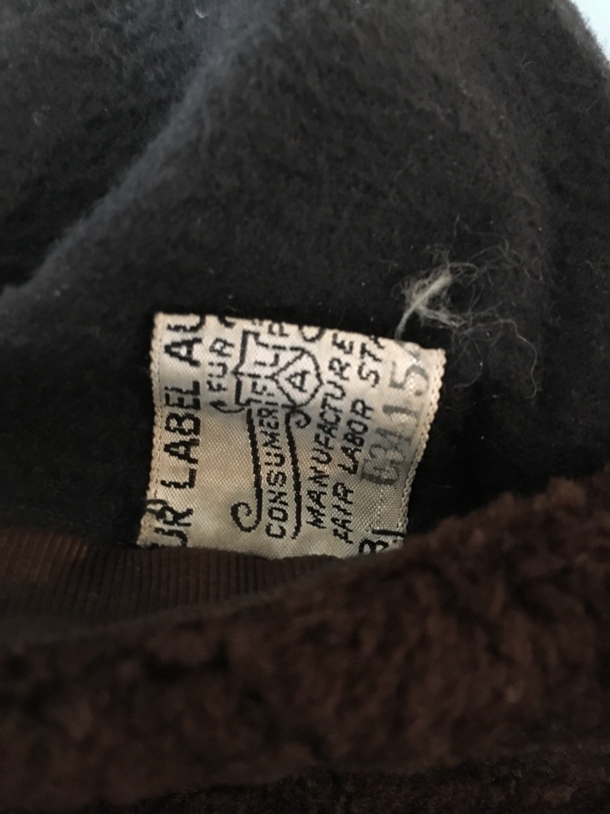 Vintage Meier and Frank 50s 60s Fur Salon Sheepskin Teddy Bear Coat Small 