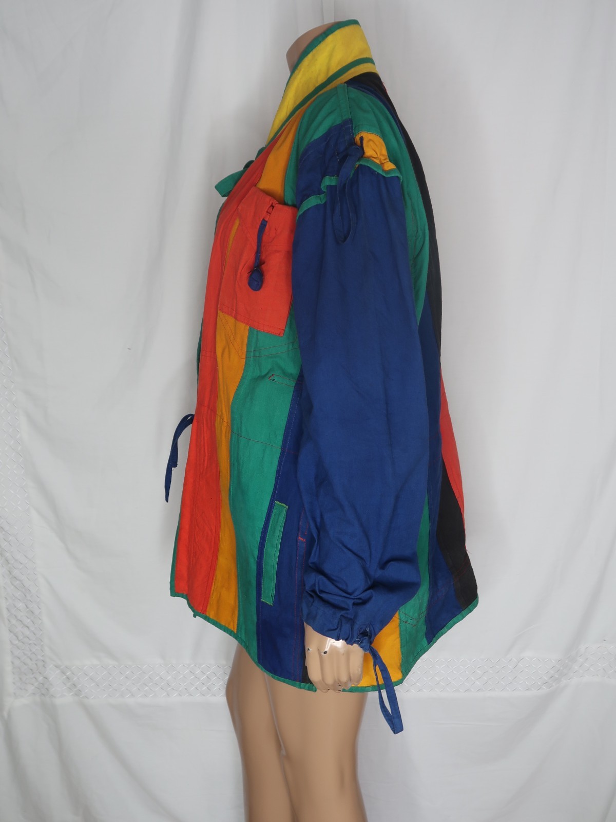 80s Space Islands Light Industries Convertible New Age Crew Jacket Punk Grunge