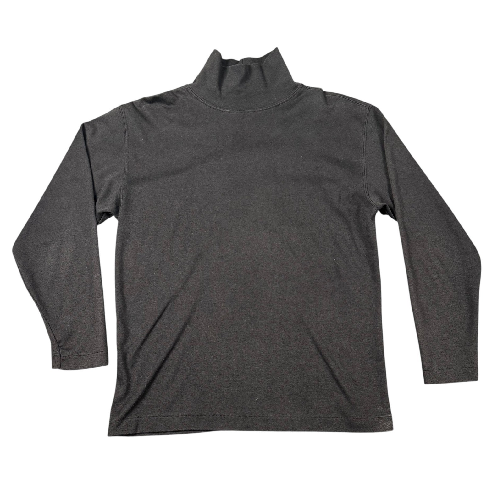 Vintage Outback Red Mock Neck Long Sleeve Shirt Faded Black Single Stitch Medium