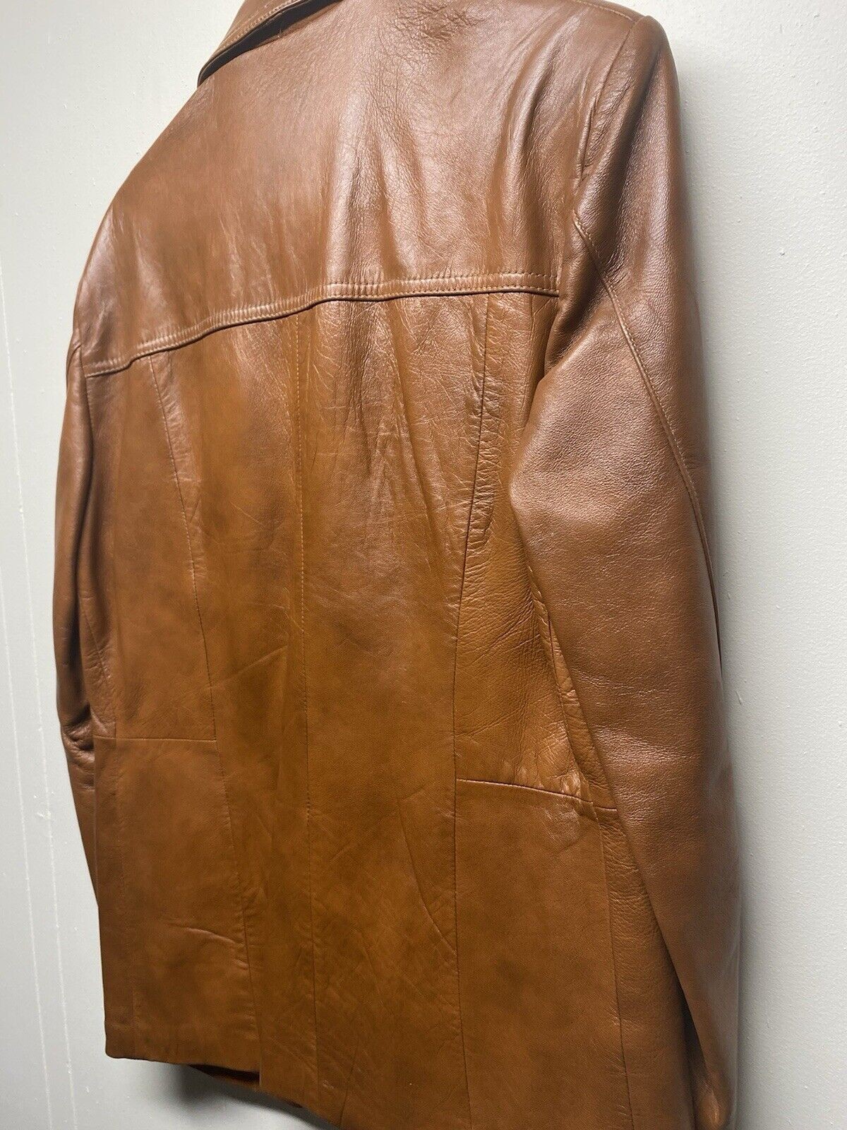 Vintage Leathers by Jeffery Jacket Size Women’s 44 Brown Leather 1990s
