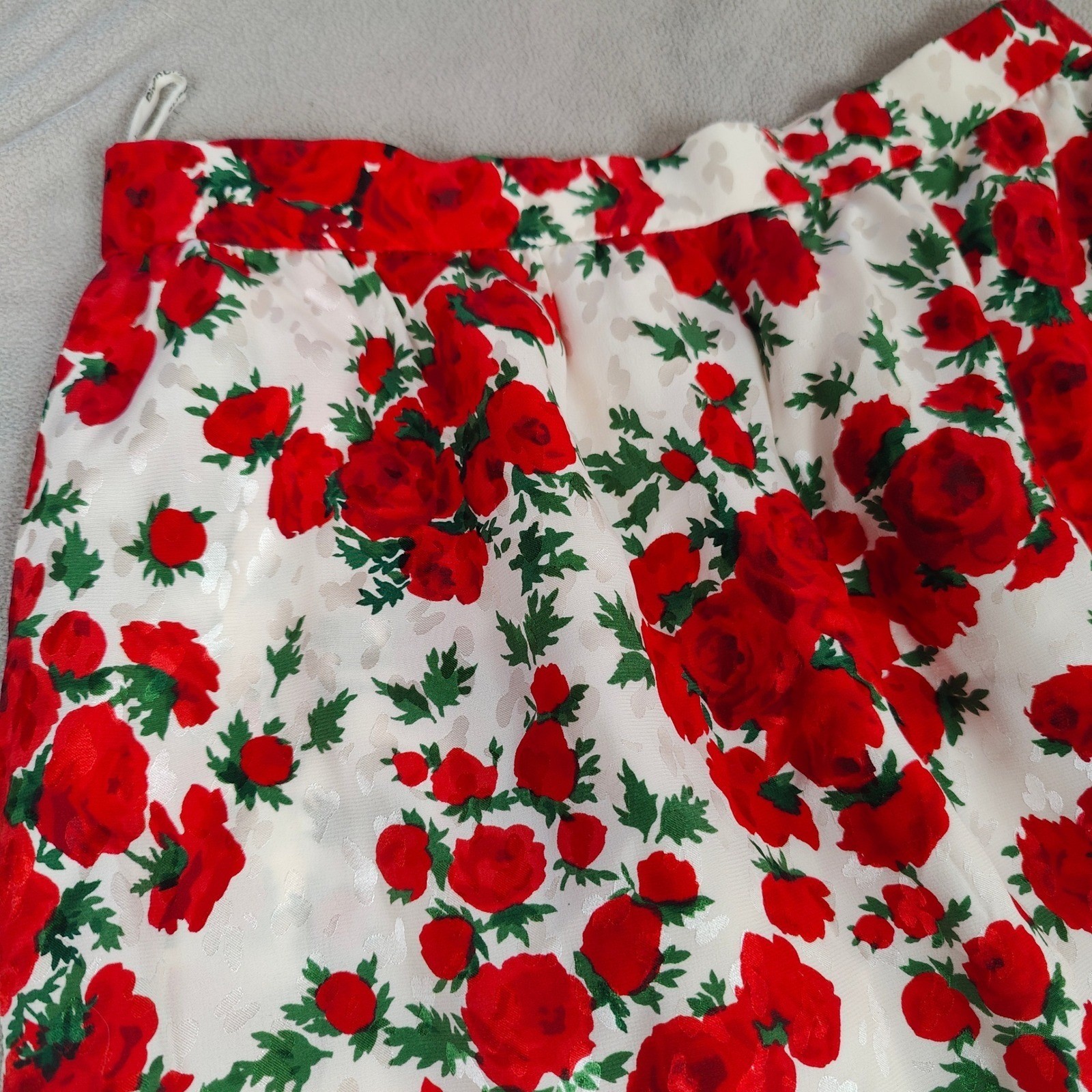 Vintage Givenchy Nouvelle Boutique Top Skirt Set Womens 38 US Small Silk Floral