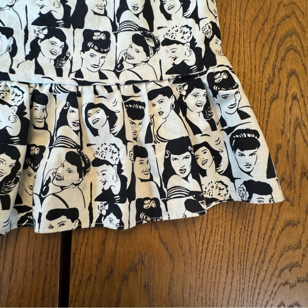 Bernie Dexter Photo Booth Fellini Dress XL Pop ART vintage Retro NWT