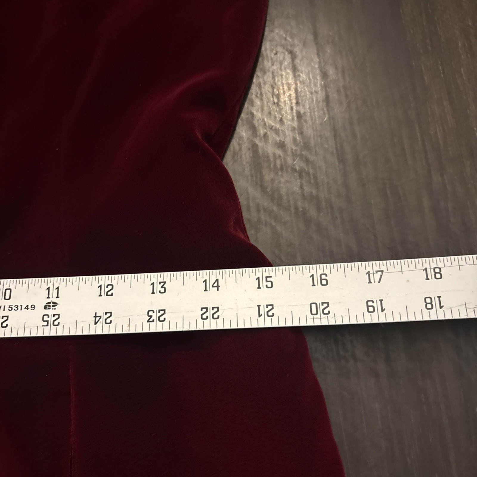 Vintage Morgan Taylor Red Velvet Beaded Evening Cocktail Dress Sz 8