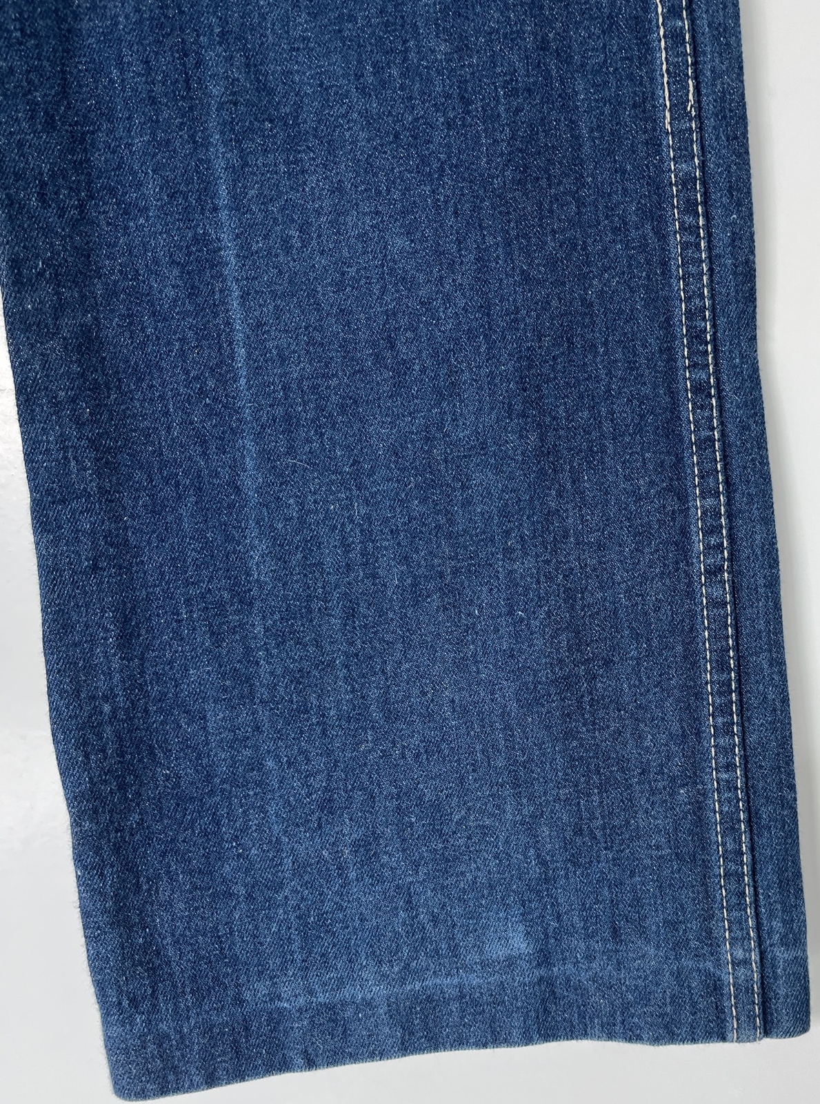 Vintage Gap 1970’s Women’s Dark Blue Denim High Rise Straight Leg Jeans 29 x 27