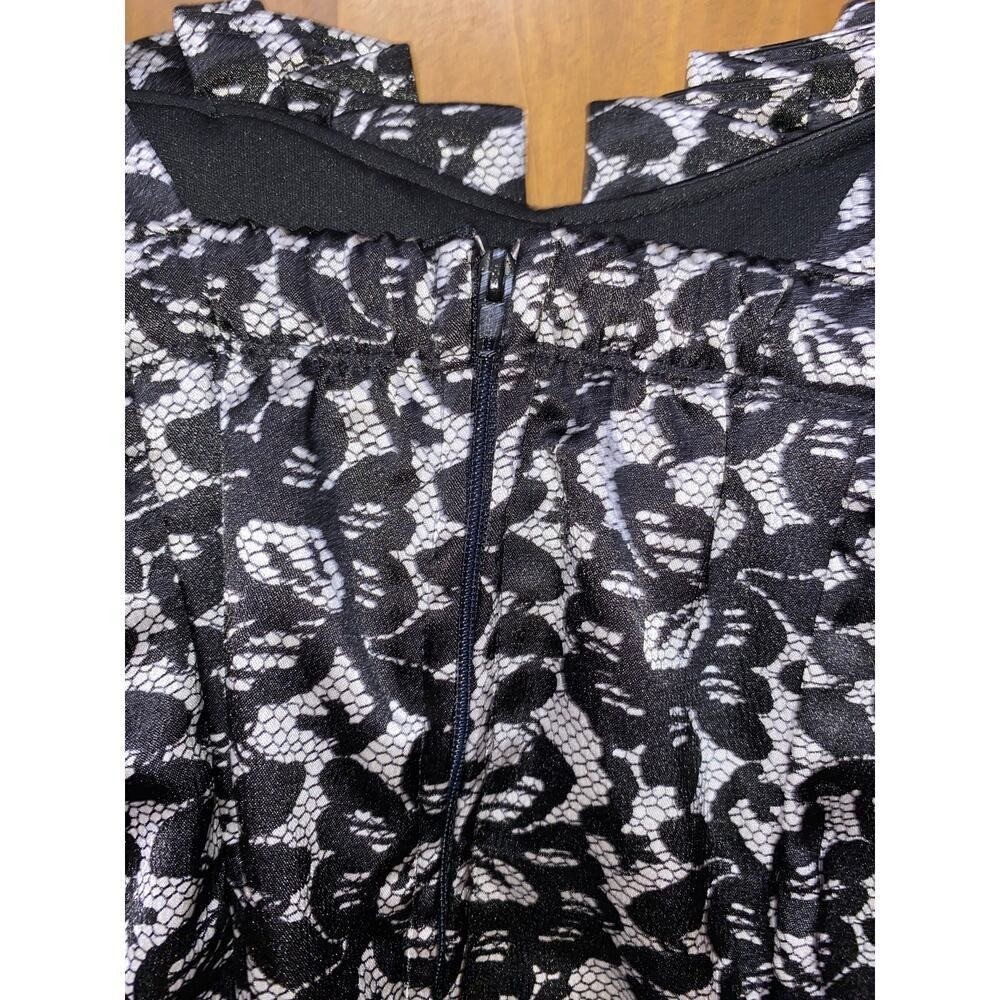 Ruby Rox Black & White Cocktail Body Con Dress Sz 5 Vintage Chic Mint Condition