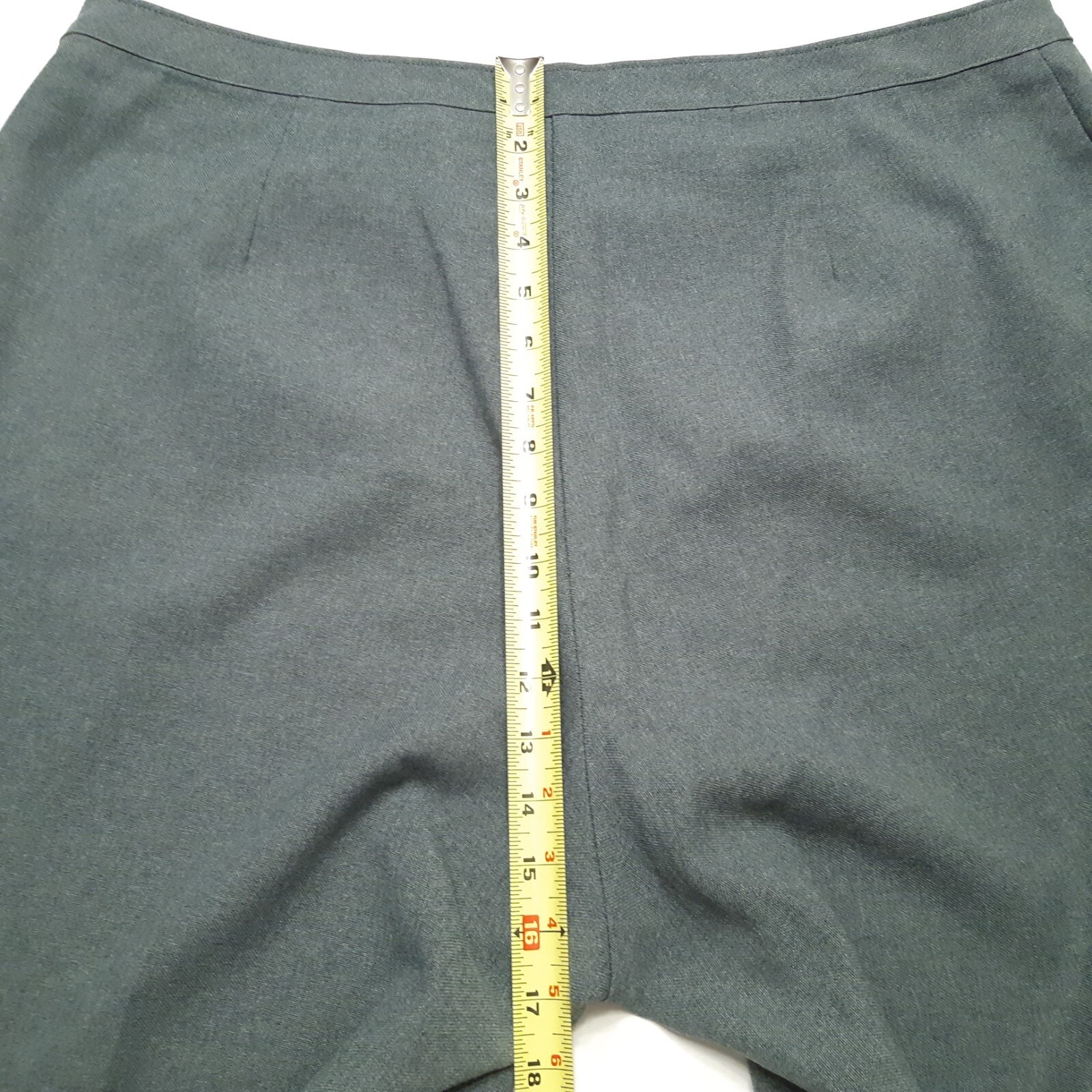 Vintage Levi Strauss Bend Over Dress Pants Womens 18 Gray Straight Leg High Rise