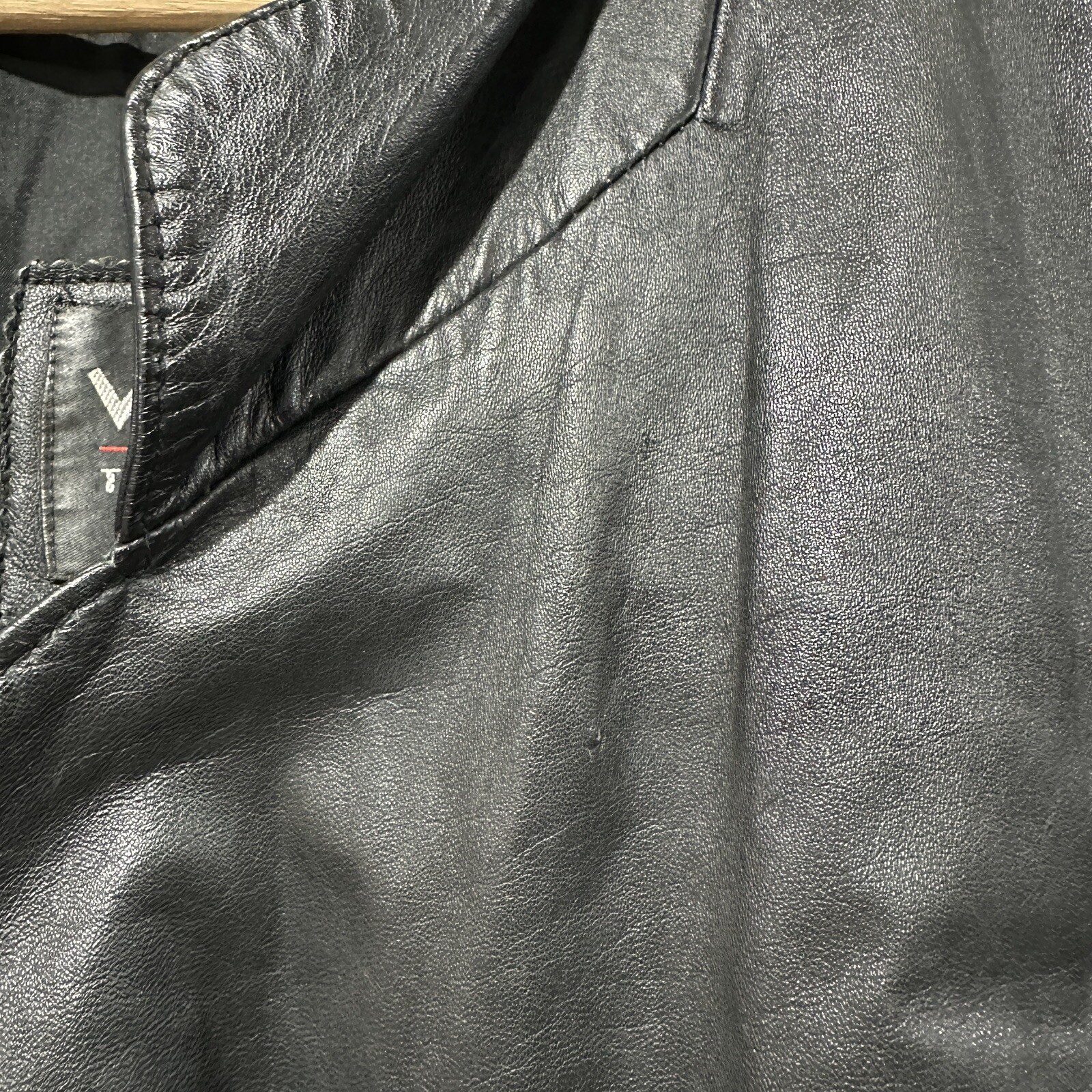 Wilson Vintage Women Thinsulate Lining Removable Black Leather Jacket Size Small