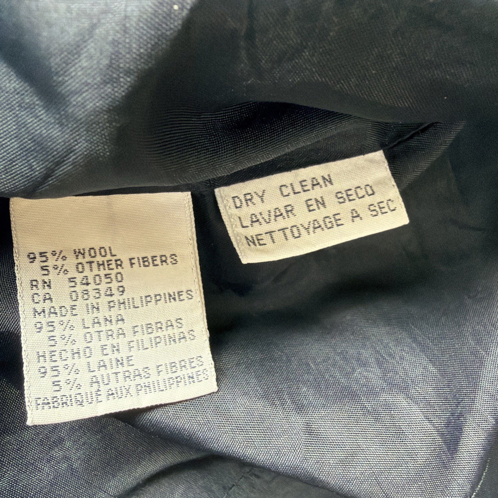 Vintage Rena Rowan Cropped Wool Blazer Jacket Women’s 12 Plaid Button Blue Brown