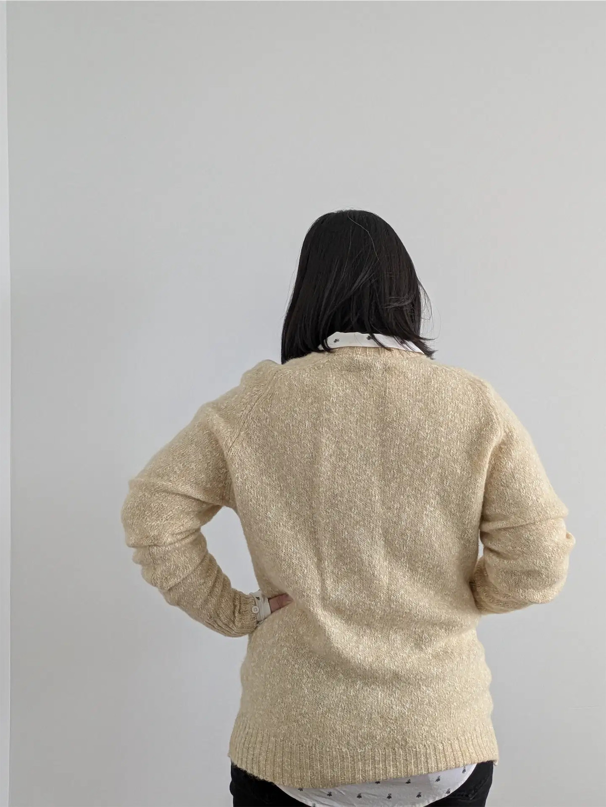 Pringle of Scotland Vintage Wool/Cotton Blend Sweater – Beige, Women’s Size S)