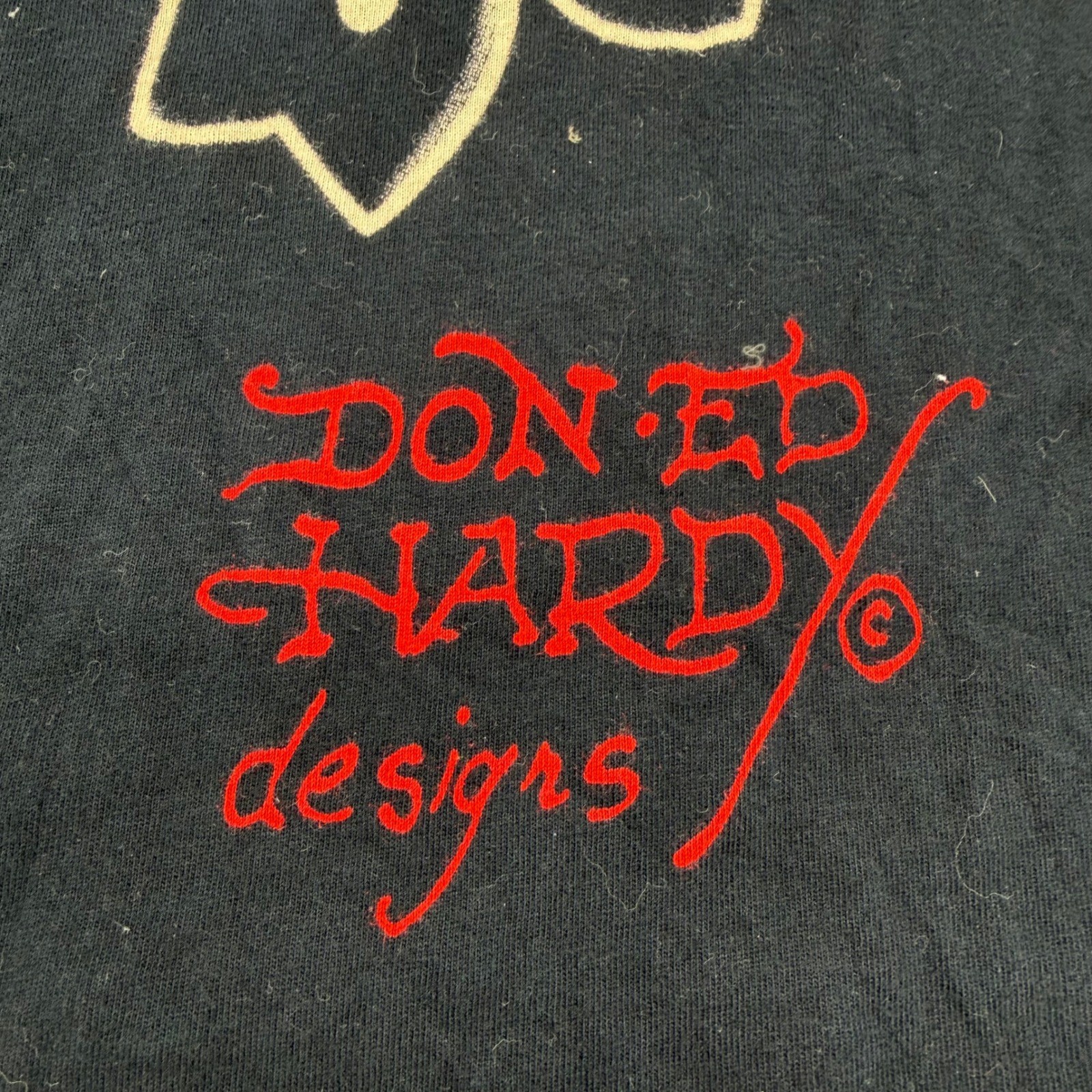 Vintage Ed Hardy Christian Audigier Eternal Love Y2K Tattoo Tee L