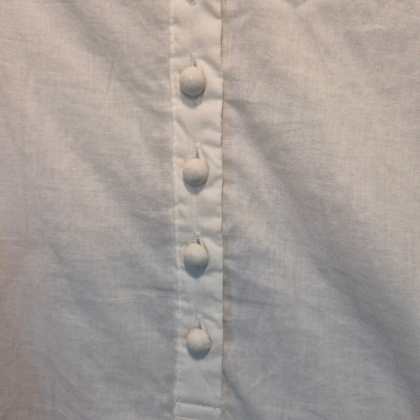 Vintage Toffee Apple Cotton and Lace Tunic Lrg Cottage Whimsigoth Romantic