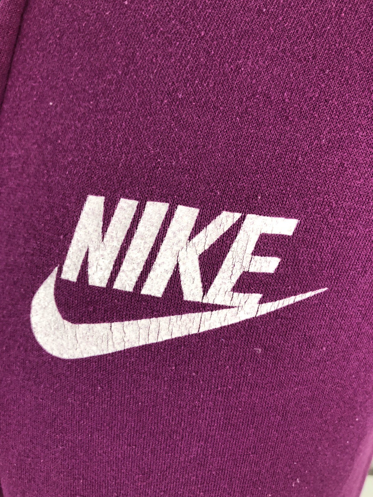 Vintage NIKE Adult S/M Full Zip Sweatshirt Vest Shirt Top Active Retro 70s 80s