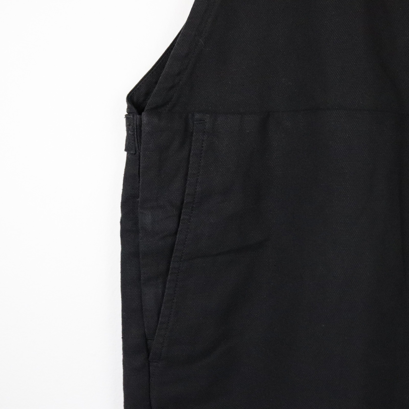 NWT Eileen Fisher Cotton Hemp Stretch Short Overalls XL Black