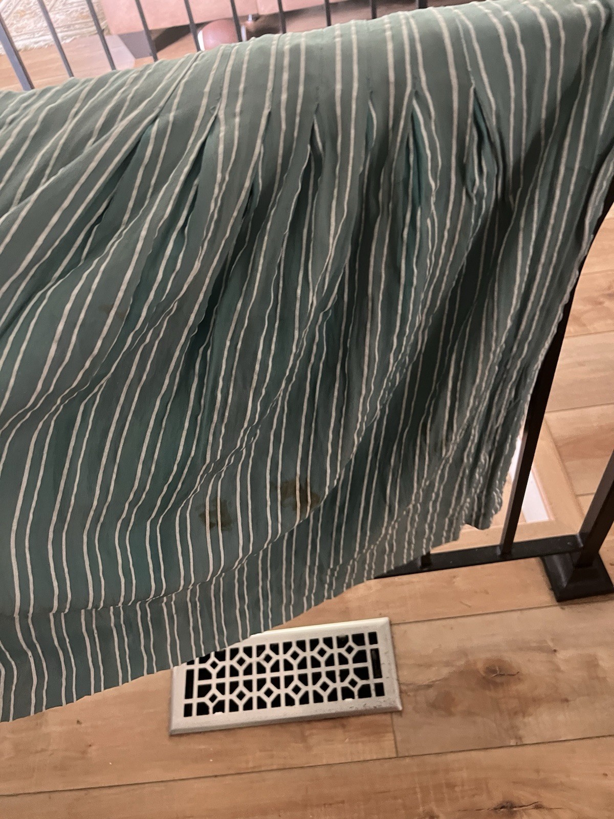 Vintage “Queen Make” Striped 1950s Tea Length Shirt Dress – RARE