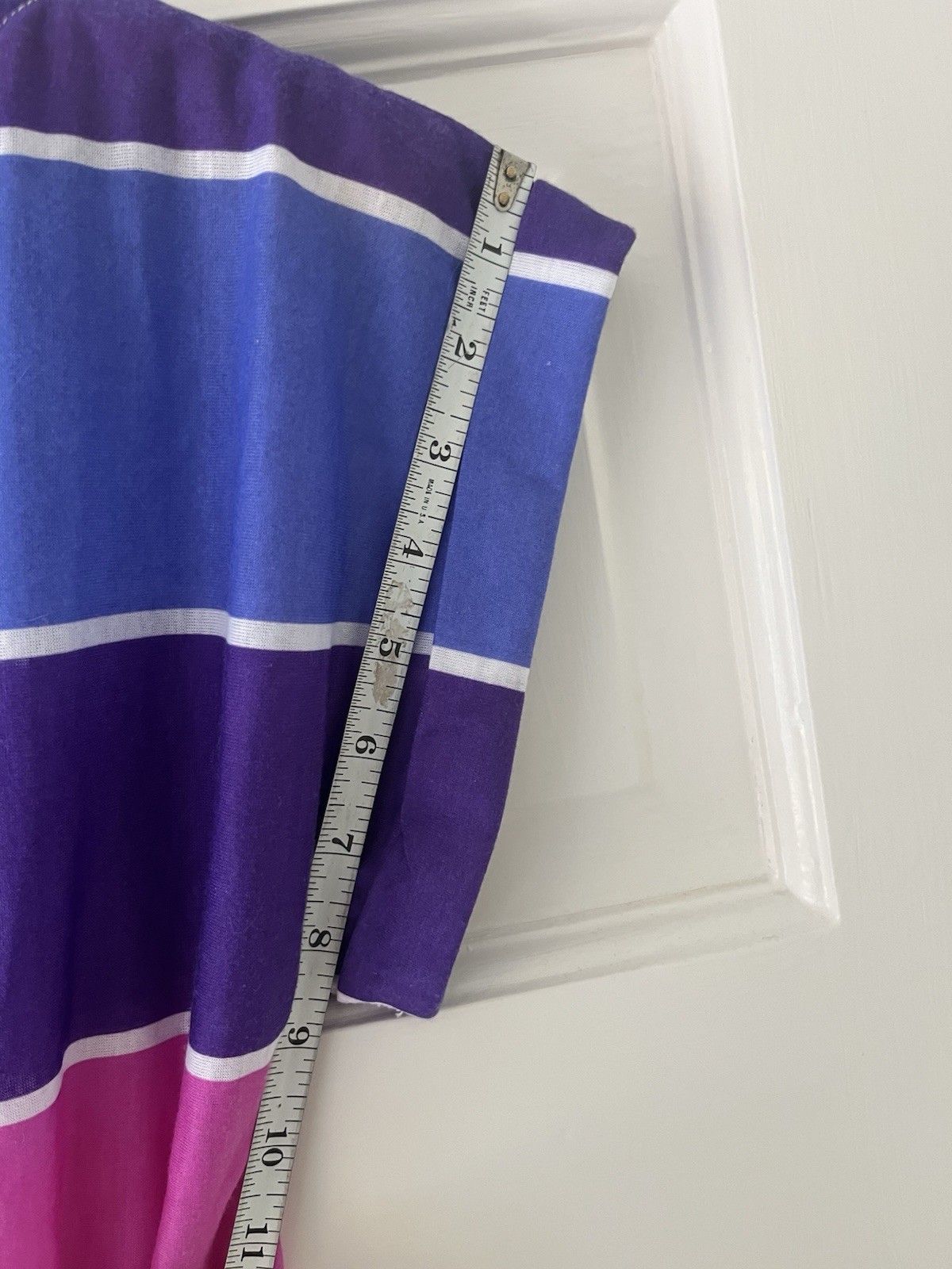 VTG Jr Dressworks Dress Striped Colorblock Size Small Summer Beach