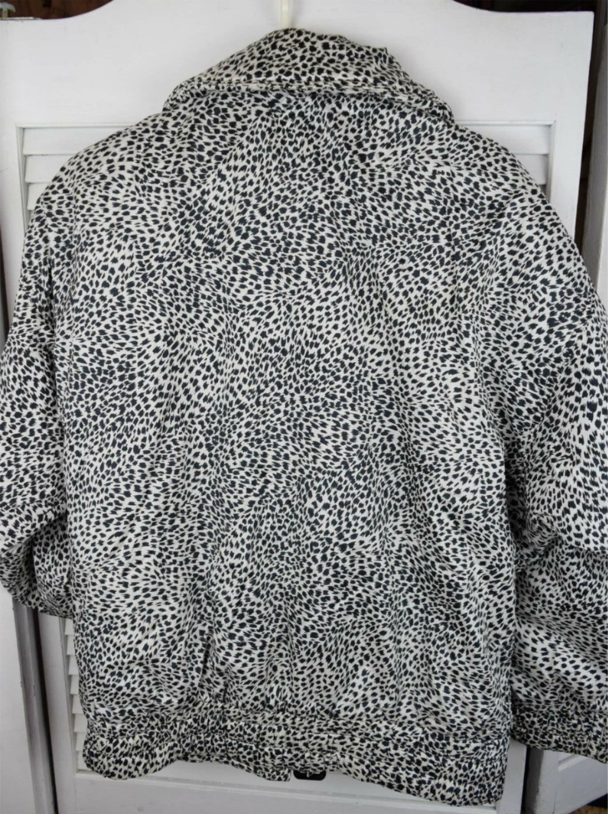 VTG 1980s Animal Print Ski Jacket Coat by Snuggler Seattle Washington Sz Large