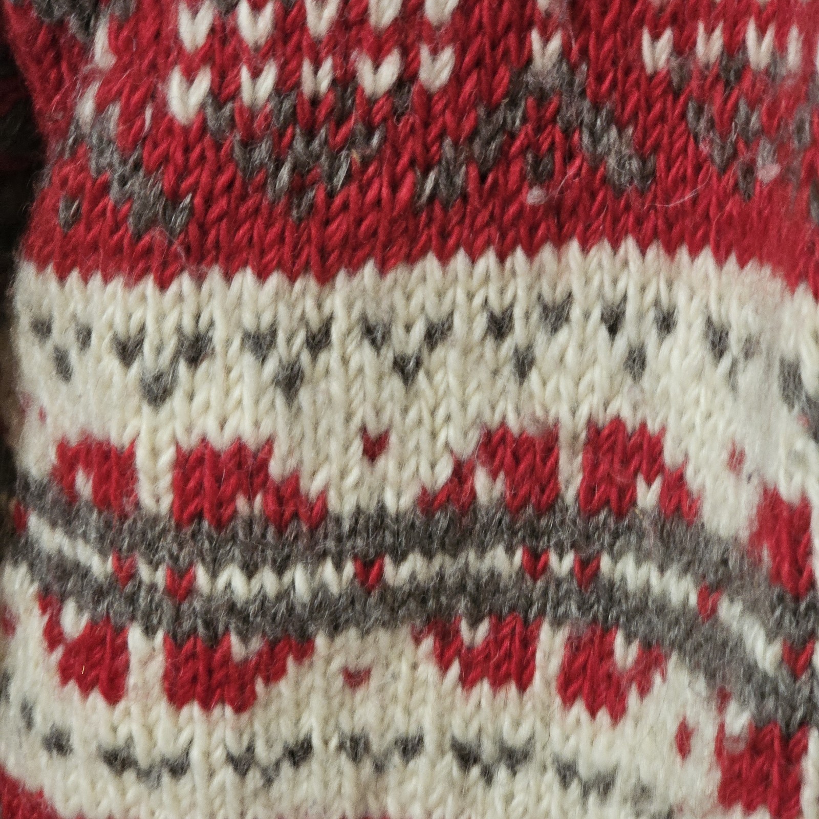 Vintage Leelanau Trail Cardigan Sweater Colorful Chunky Woman’s Sz L? Wool Kni