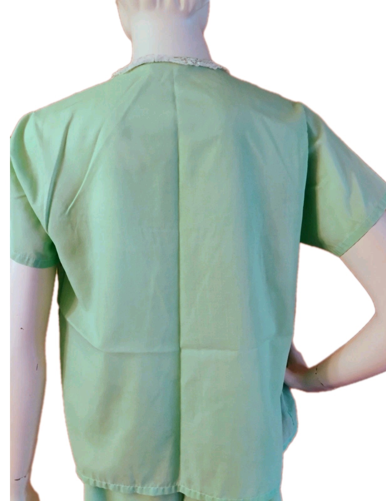 VTG 60’s „Katz” Mint Green Long PJ Set