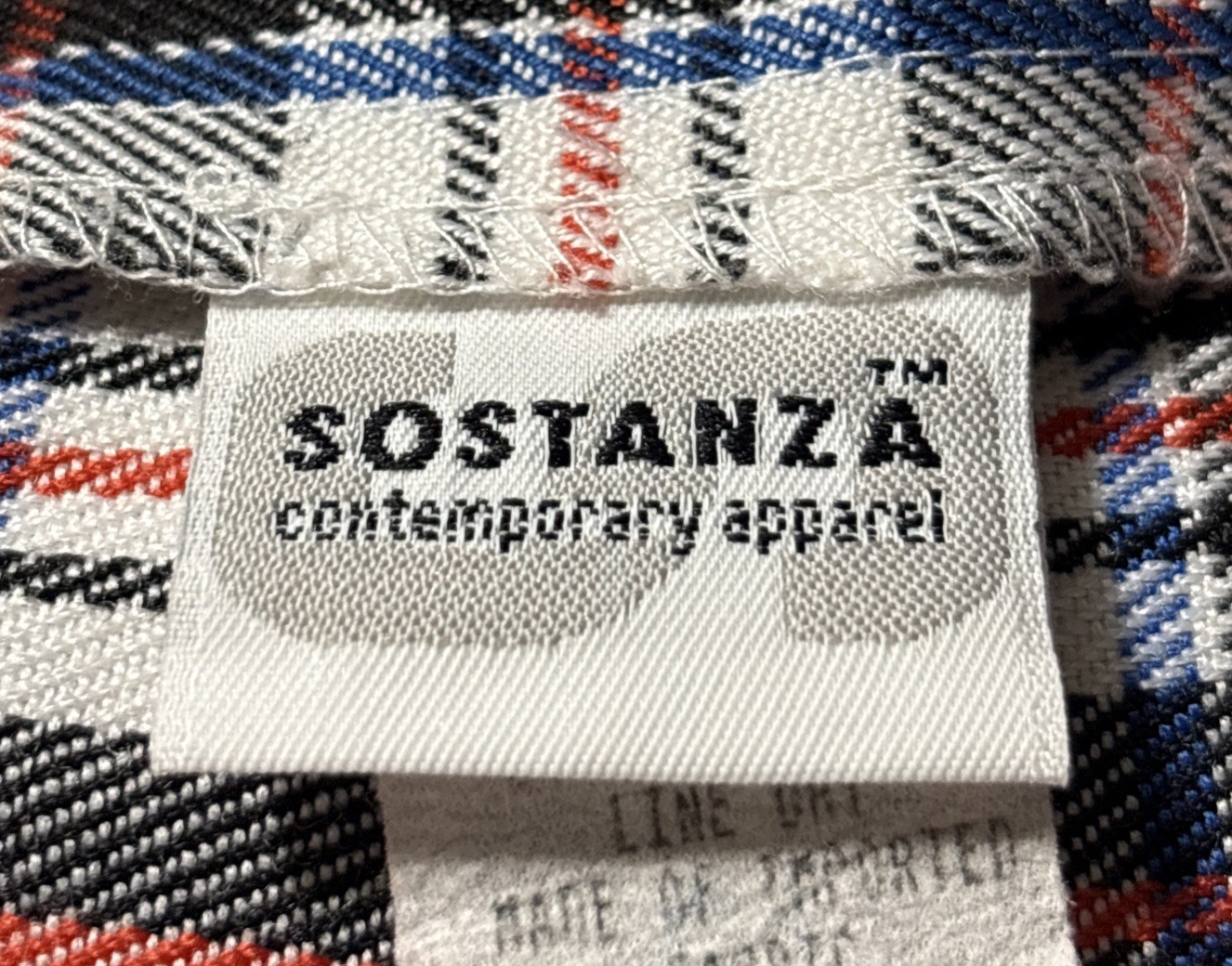 Vintage 90s SOSTANZA Plaid Pleated Romper W/Suspenders Tartan Pattern Sz 9