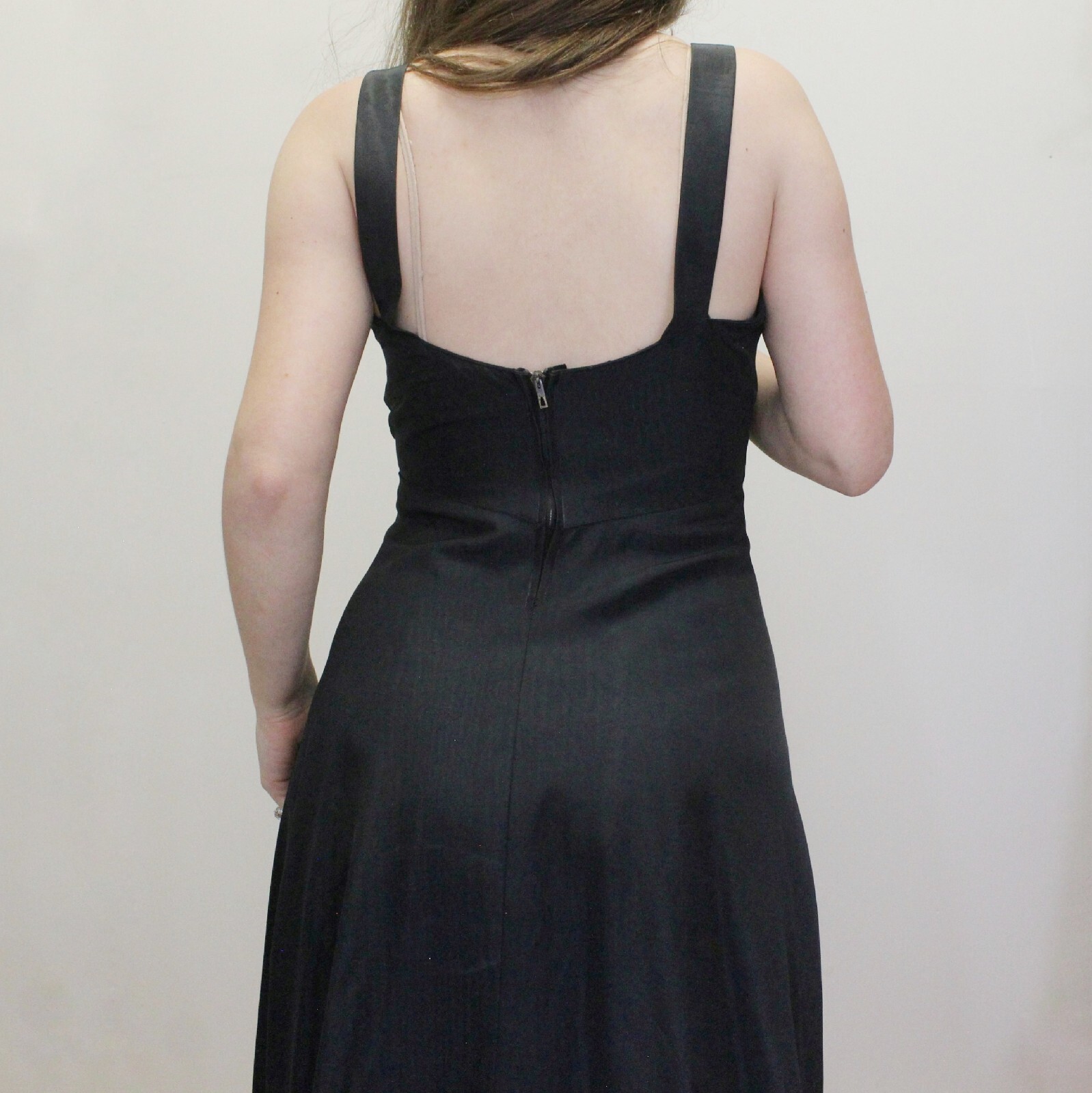 Vintage 30s/40s Black Evening Gown Elegant Maxi Dress