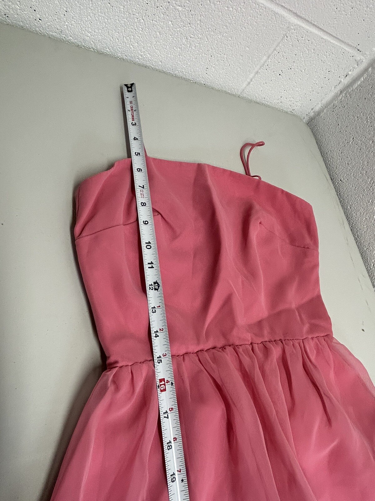 VTG Jc Penney Penny Pink 2 Piece Formal Raw Lace Dress Barbie NWT 80s 9/10 C1