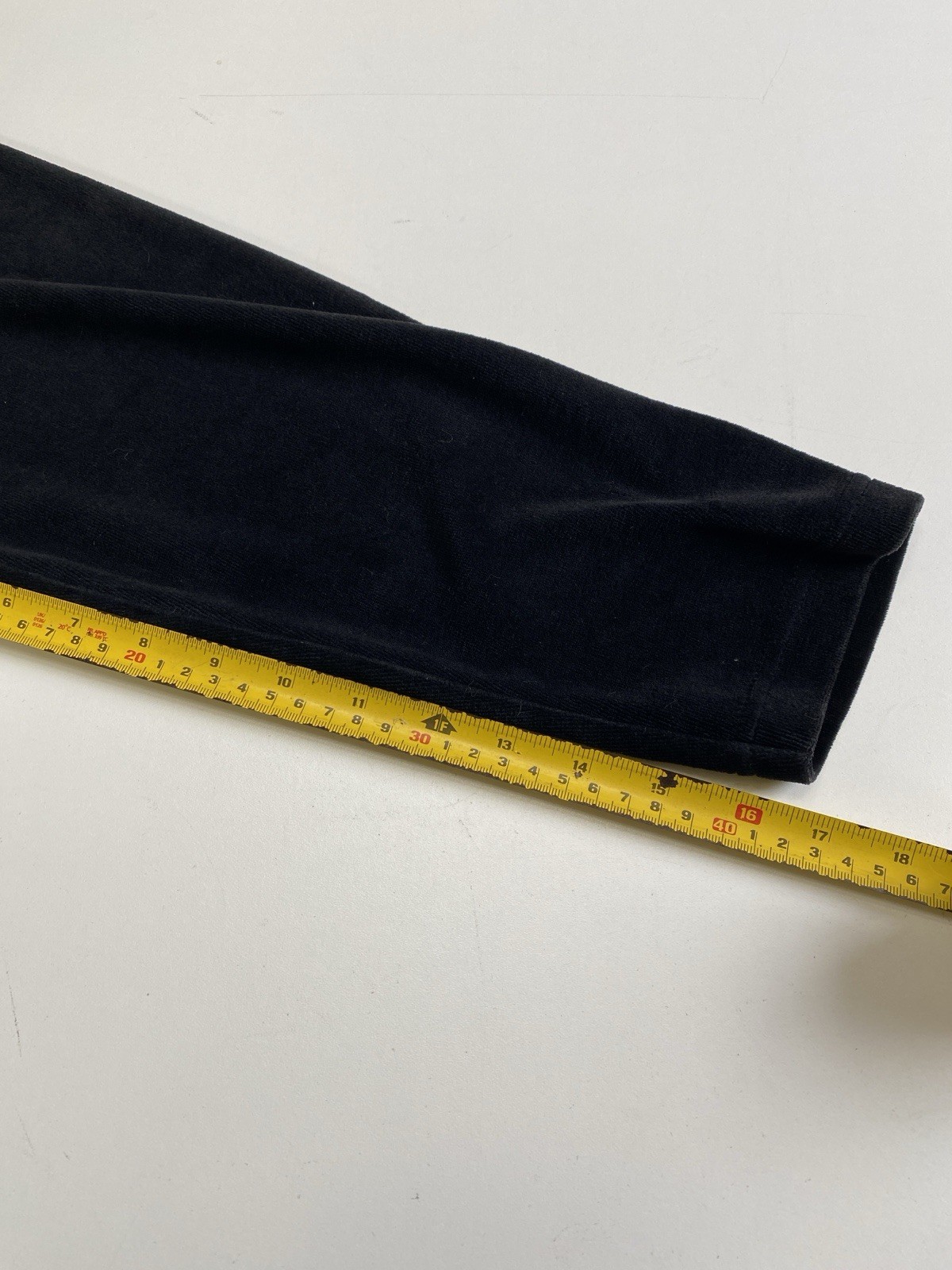 Vintage 90s Fads L Maxi Dress Cotton velour Black belted