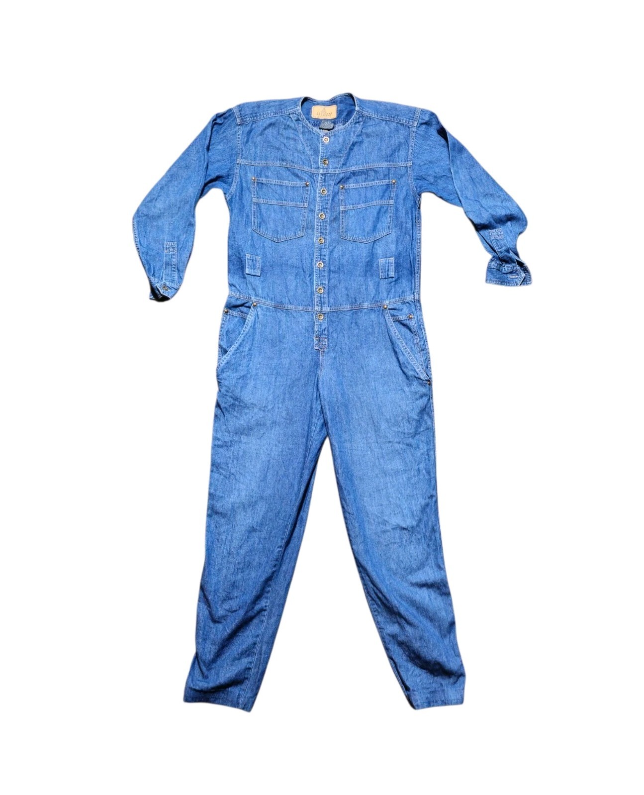LizWear By Liz Claiborne Vintage Denim Jumpsuit Woman’s Size Small