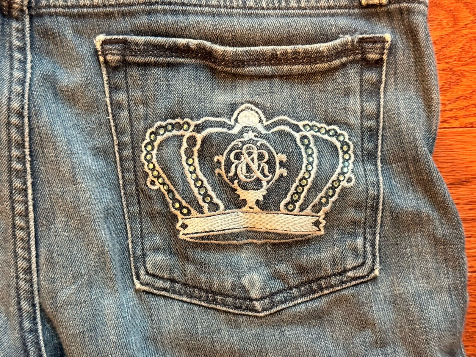 Women’s Vintage Early 2000’s Rock And Republic Size 32 Wide Leg Jeans