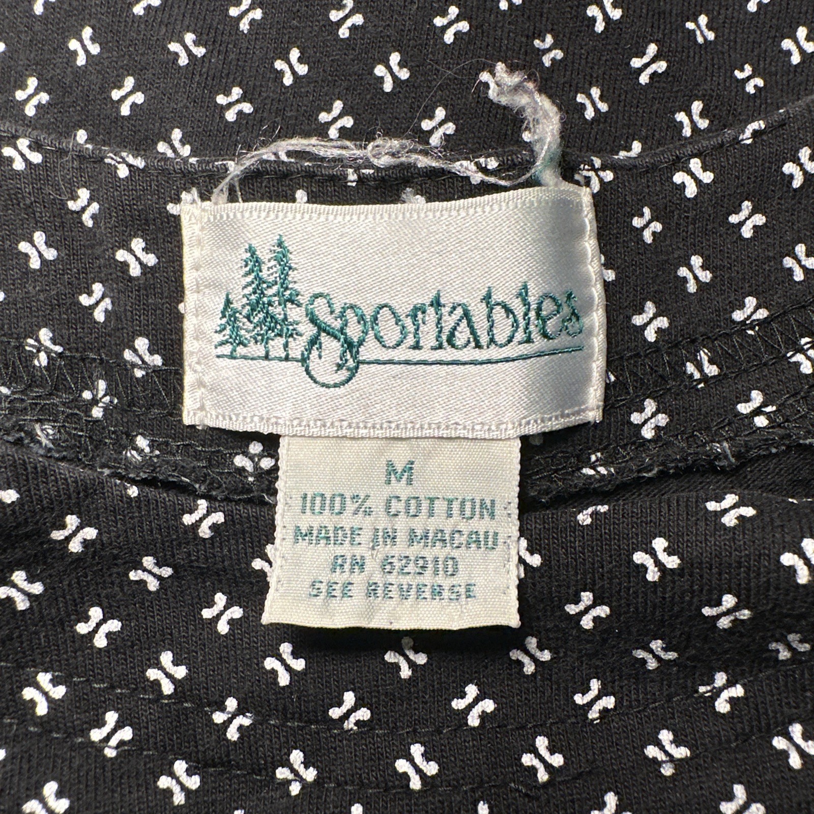 VTG 80s Sportables Prairie Ditsy Cotton Long Sleeve Drop Waist Midi Dress M