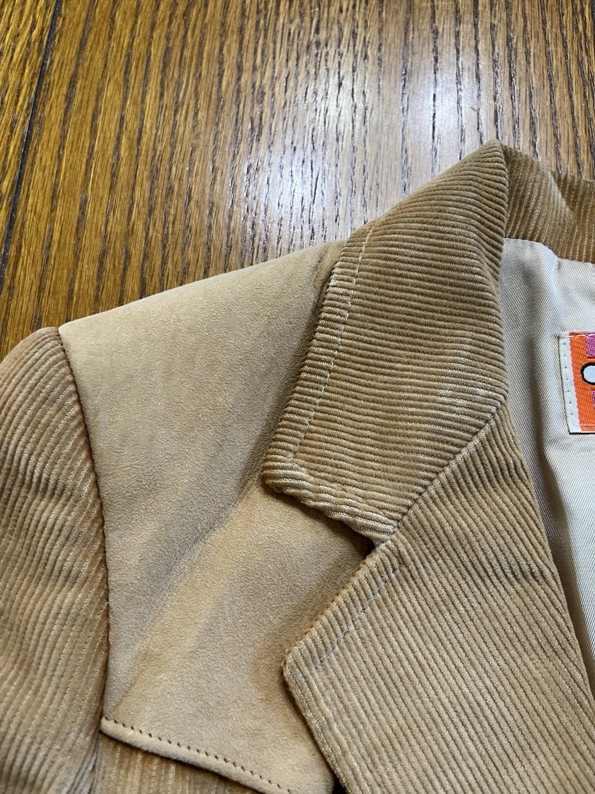 Vintage Ms Pioneer Southwest Riding Style Corduroy & Suede Blazer W-14 (0643-11)