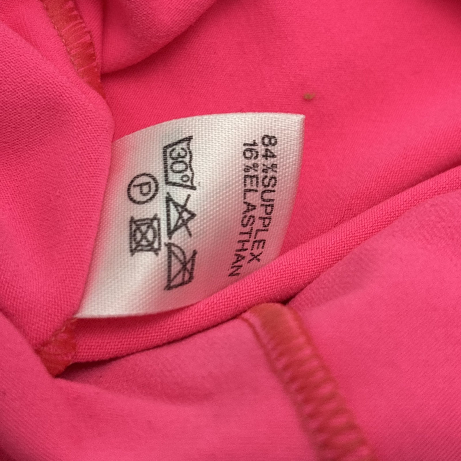 80s-90s Candy Jay Hot Pink Capri Leggings Vintage Aerobics Deadstock