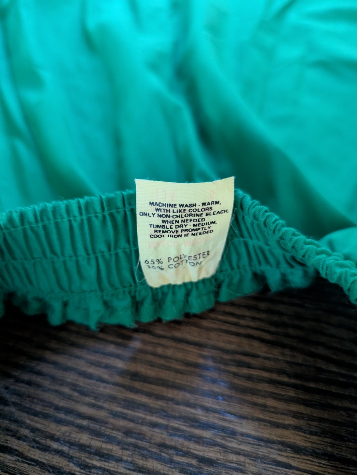 Vintage Partners Please Square Dance Circle Skirt Rockabilly Size S USA Green