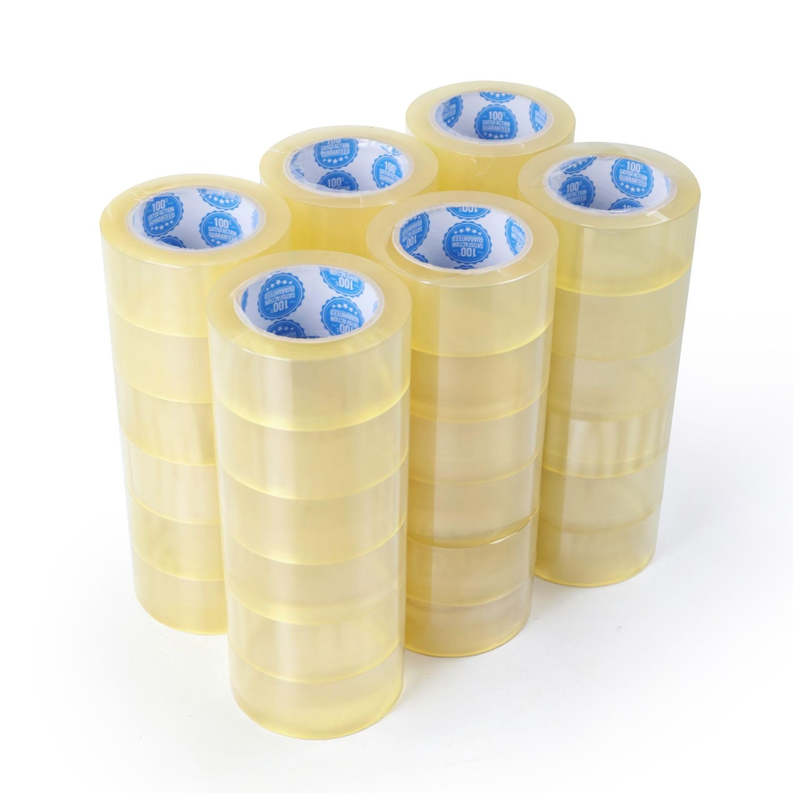 110 Yards Extra Long Packing Tape 36 Rolls Clear 2 Inch Heavy Duty Shipping Movi