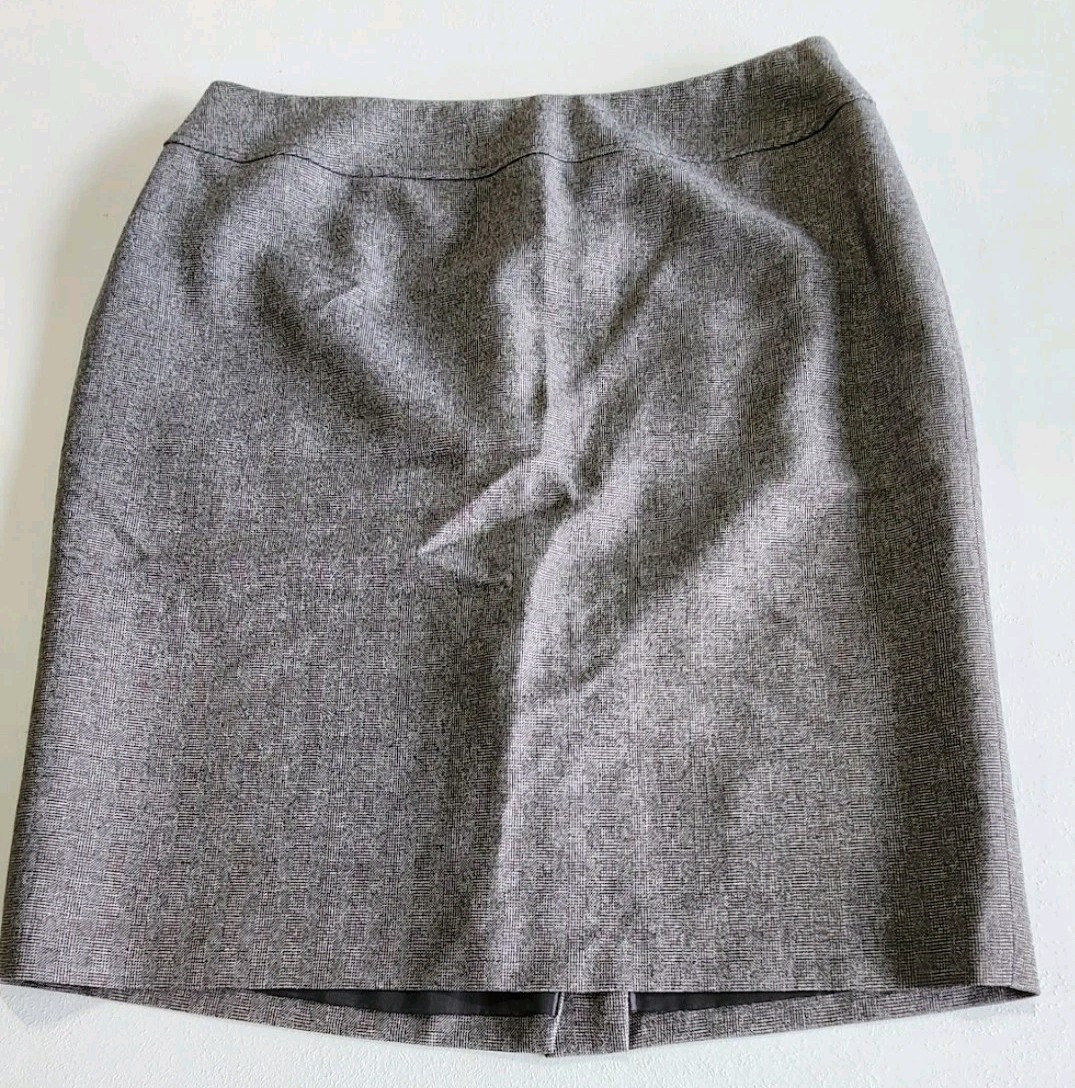 Vintage Evan Picone Womens Gray Lined Blazer Skirt Suit Set Size 10p – EUC
