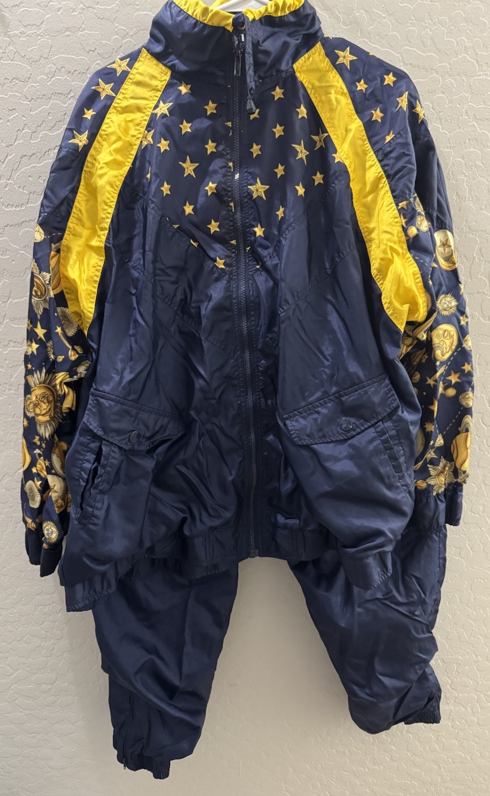 Vintage 90s Celestial Track Suit Set Women’s 1X Wear 2B Seen Sun Moon Stars