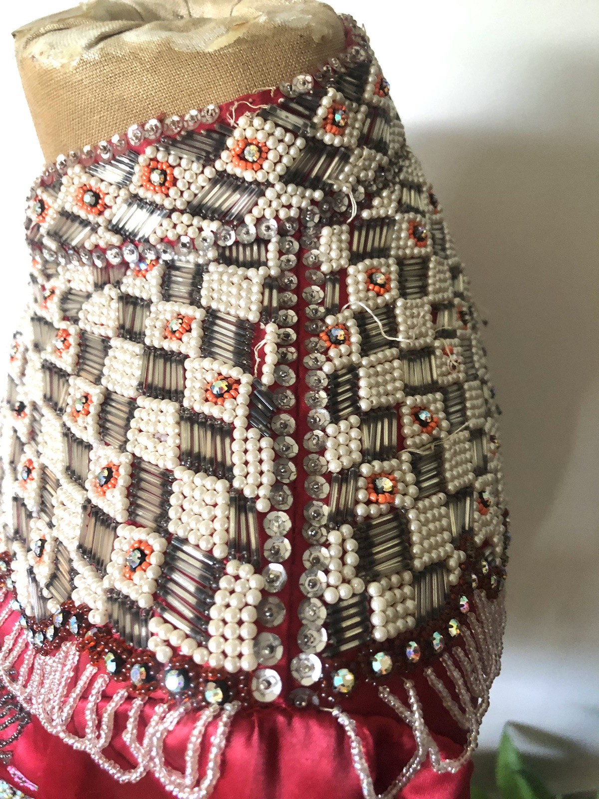 1950’s Heavily Beaded Chinese Dragon & Phoenix Jacket