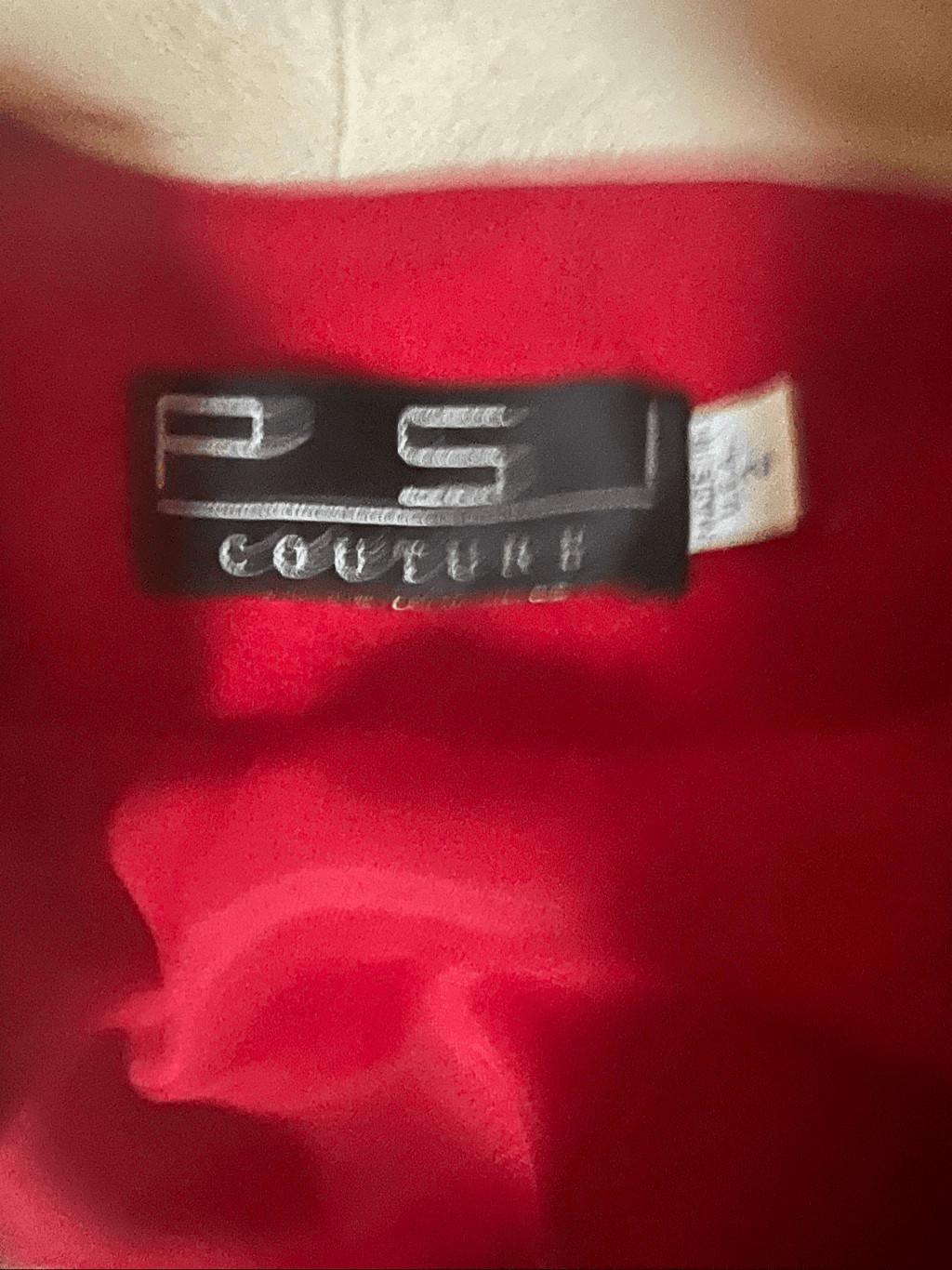 Vintage PSI Couture Red Wool Blazer Union Label Smart! 2