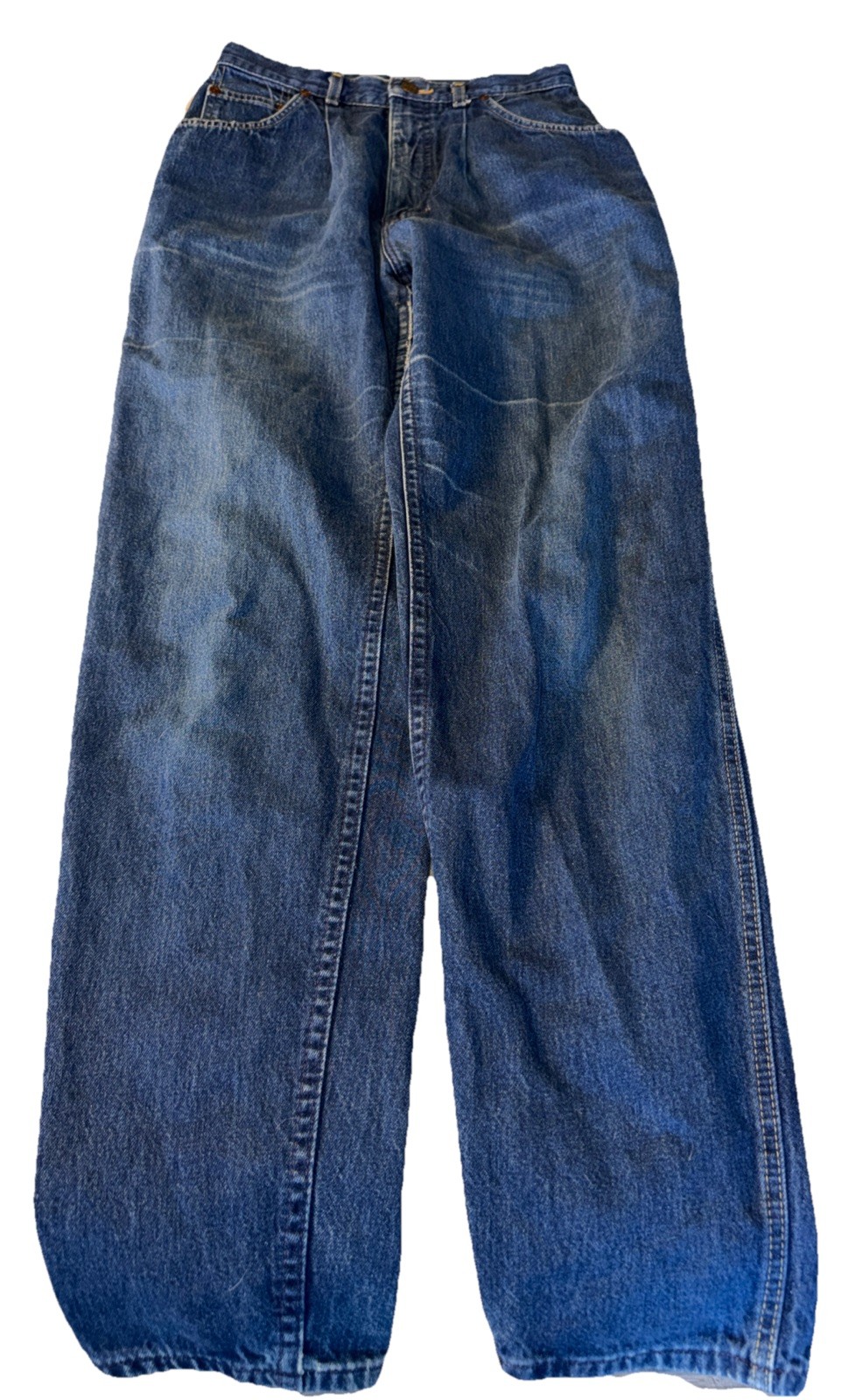 Vintage 80s Womens Lee High Waisted Tapered Jeans Size 11 100% Cotton