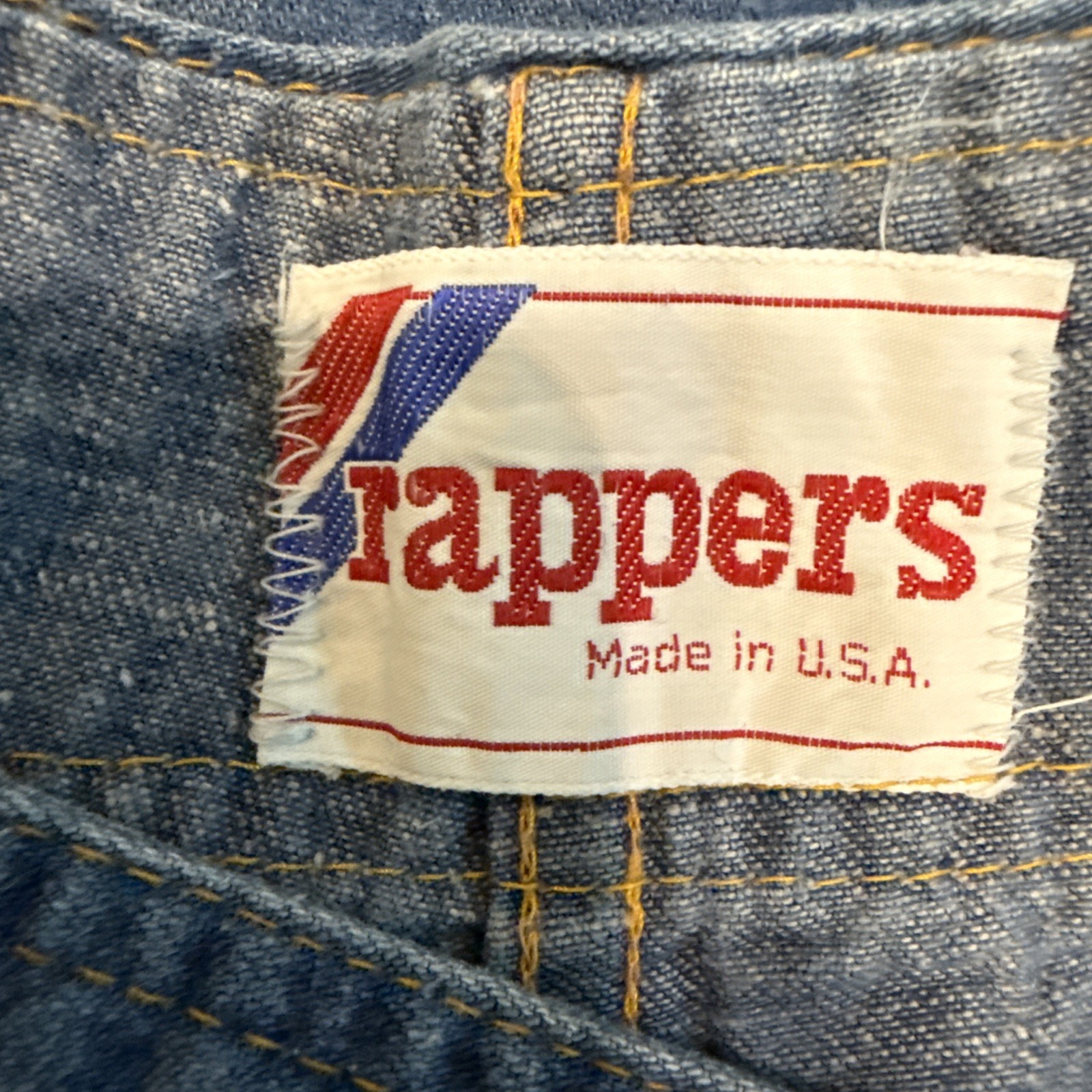 Vintage 70s Rappers Flared Bell Bottom Denim Jeans Women’s 28 X30 Medium
