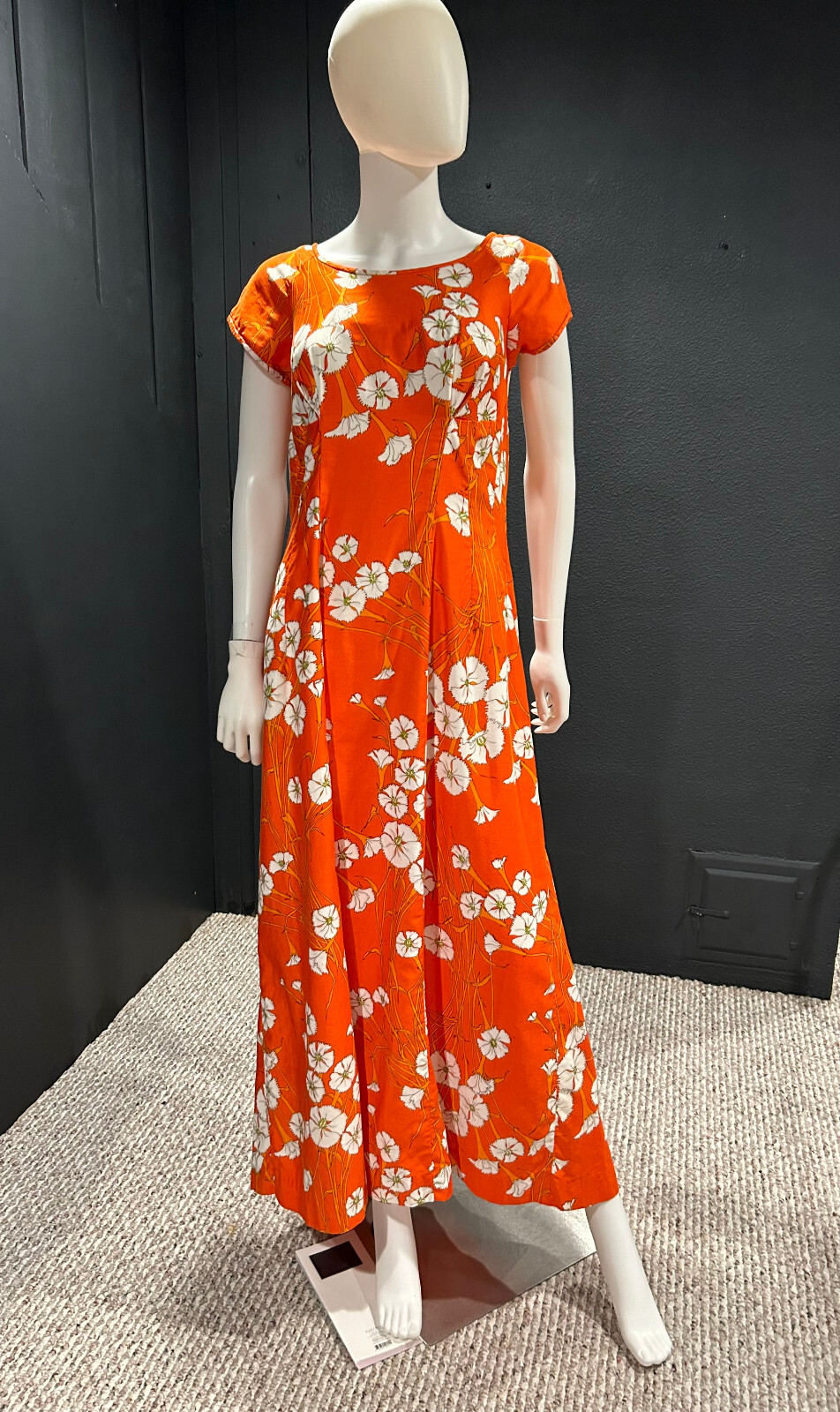 VTG 1970’s Kimo’s Polynesian Shop Made in Hawaii Maxi Dress, size 12