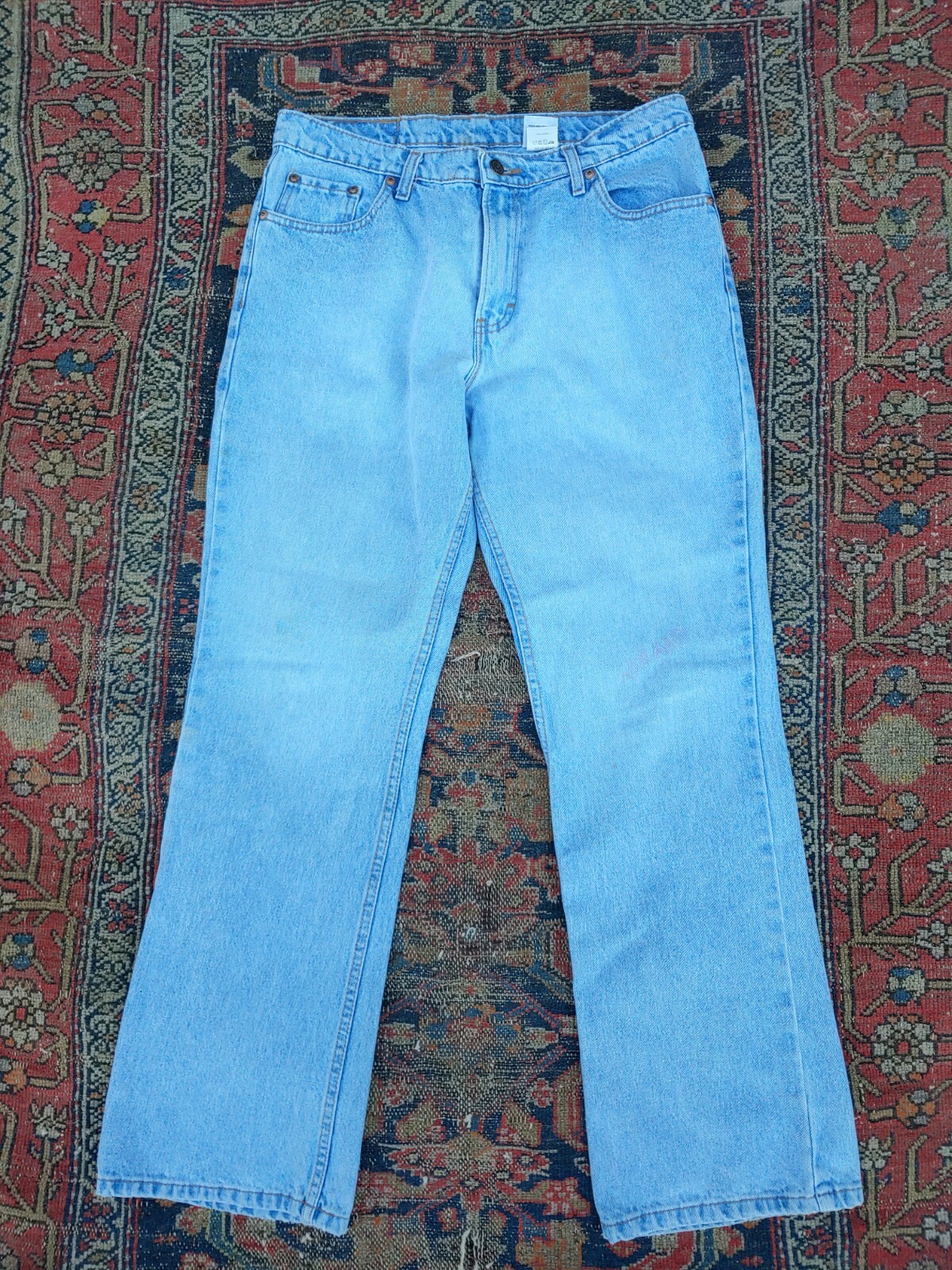 Vintage 1980s Jordache High Waisted Worn Mom Blue Jeans 13 14 Ink Doodles Wear