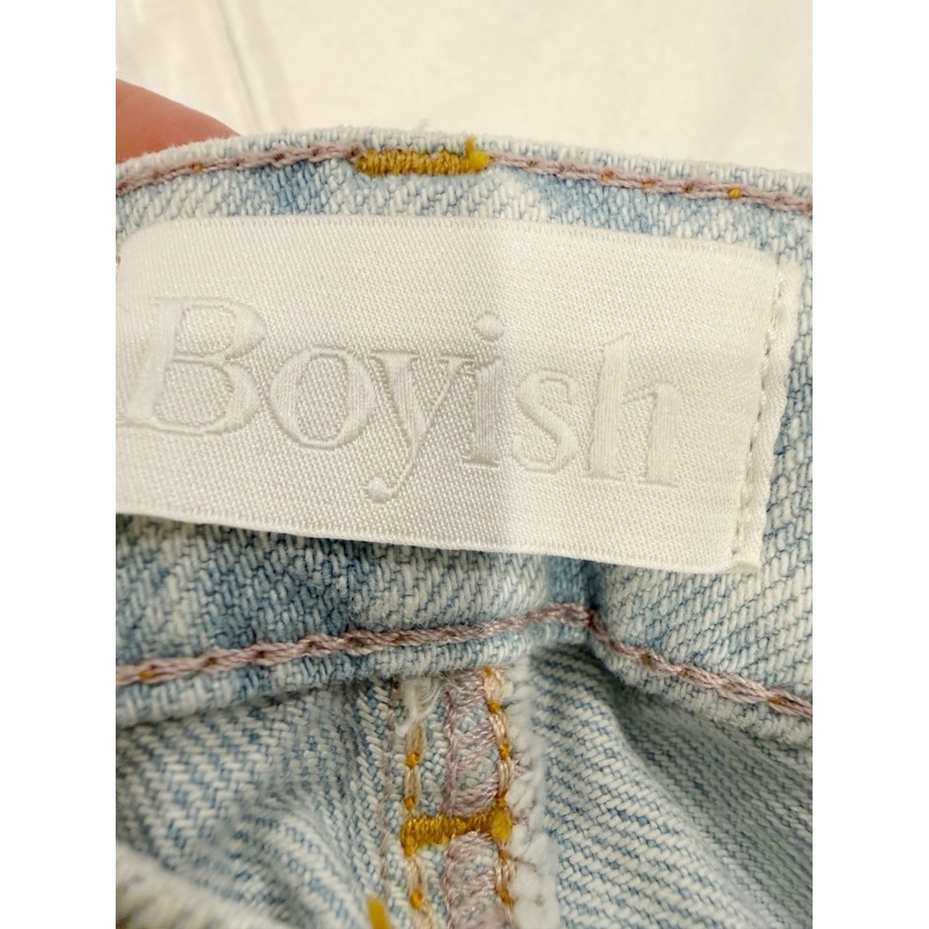 BOYISH The Ricky Peace Jeans in Flashback Wash NWT size 28 High Rise Flare